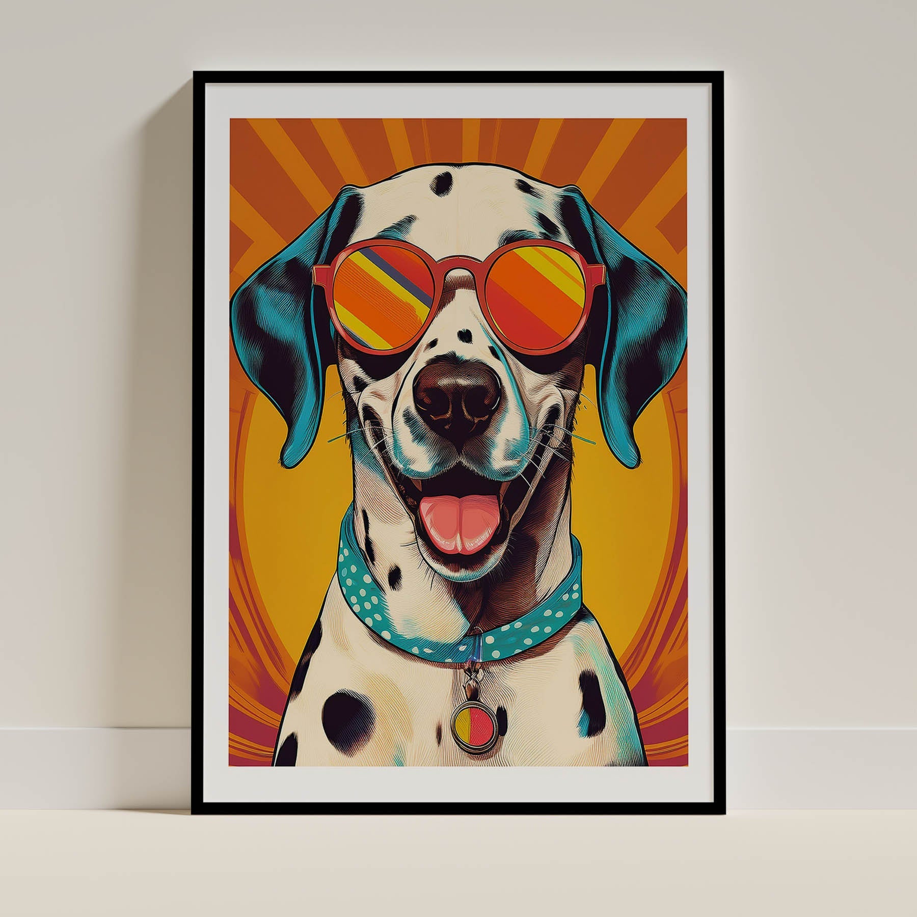 Dalmation Dog In Colourful Sunnies 7 image 0