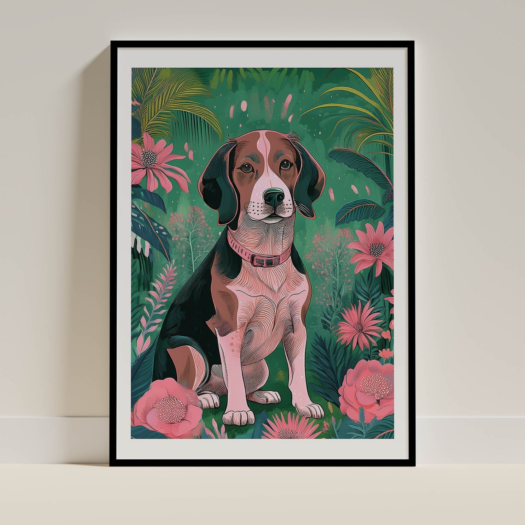 Beagle Dog Art Print Unframed Vol 2 | 11 Unique Designs | Wall Art Gift for Dog Lovers - Image 7 | Dogsy & Co