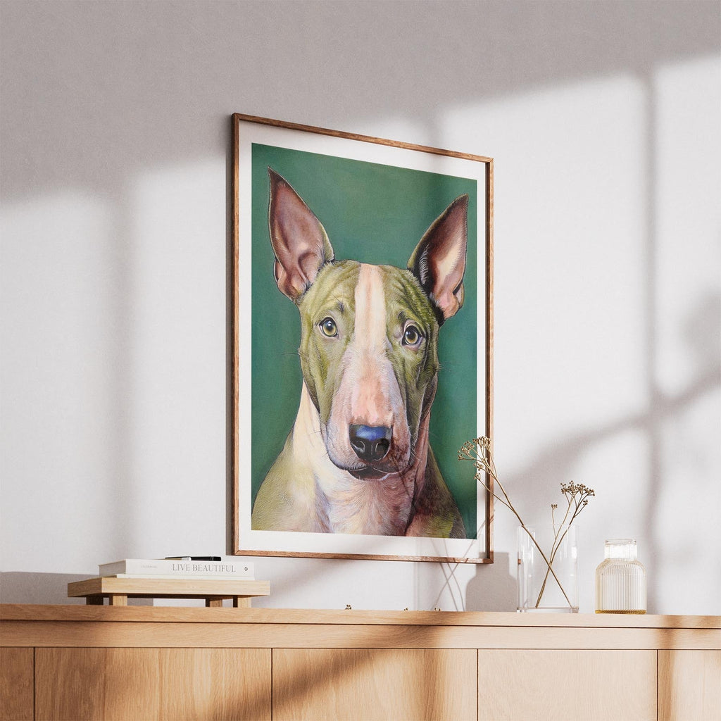 Bull Terrier Green Painted Series image 5