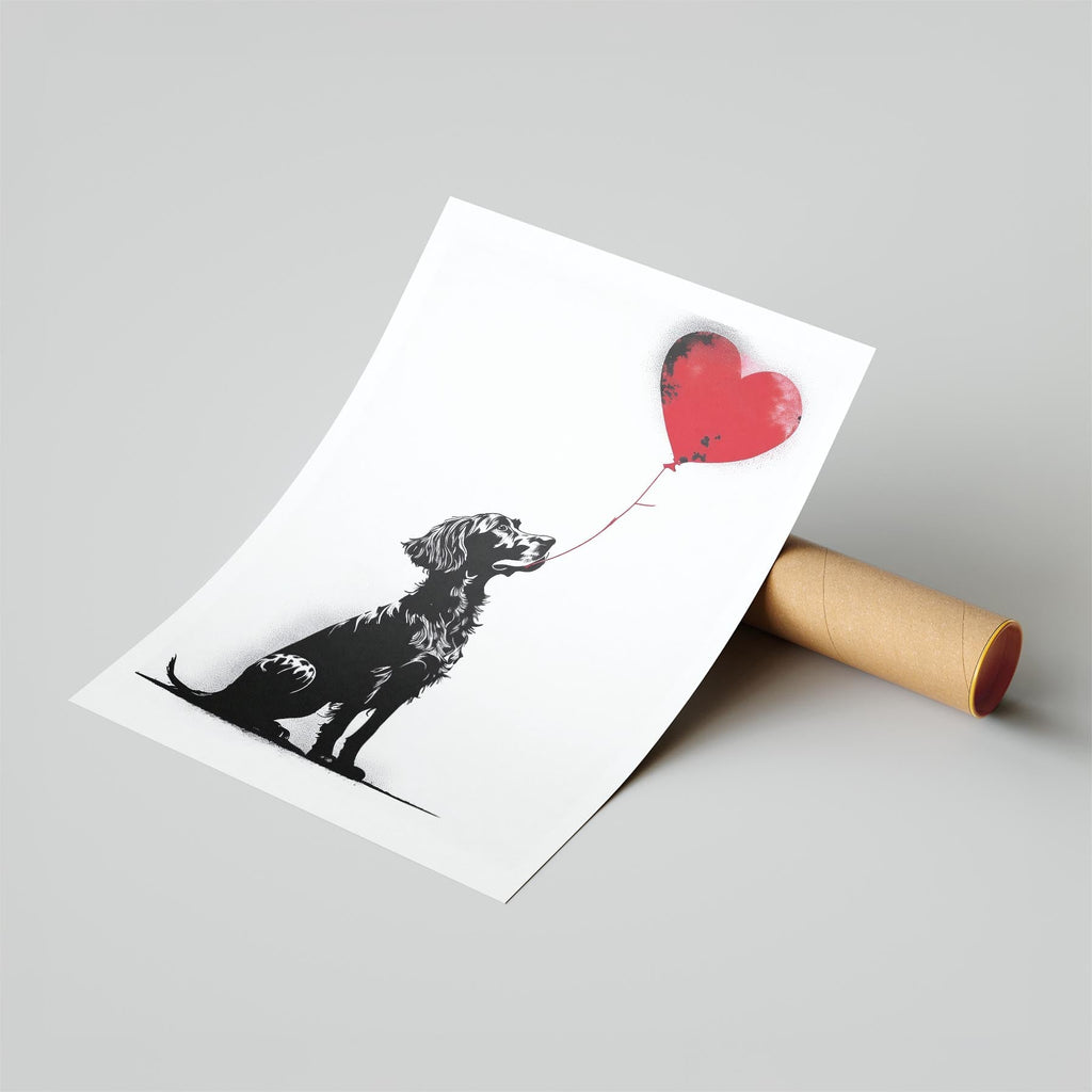 English Setter DOGSY Series inspired by the Art of Banksy image 6