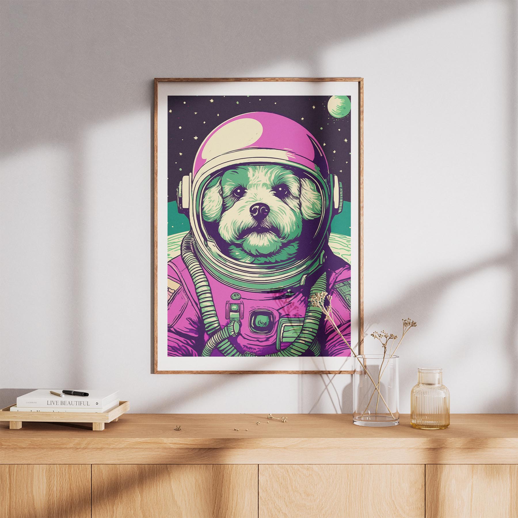 Bichon Frise Space Dogs Series image 8