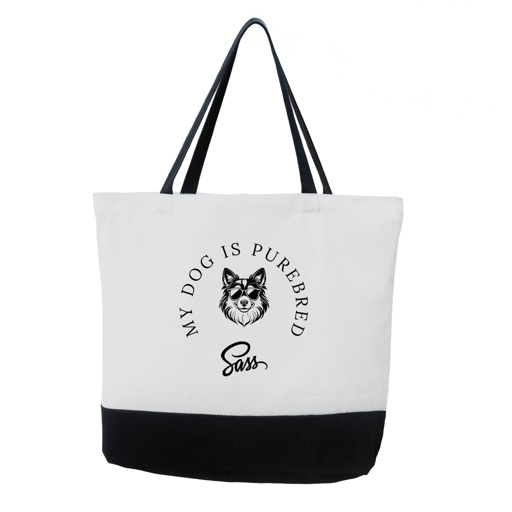 Shetland Sheepdog My Dog is Purebred Sass Bag image 0