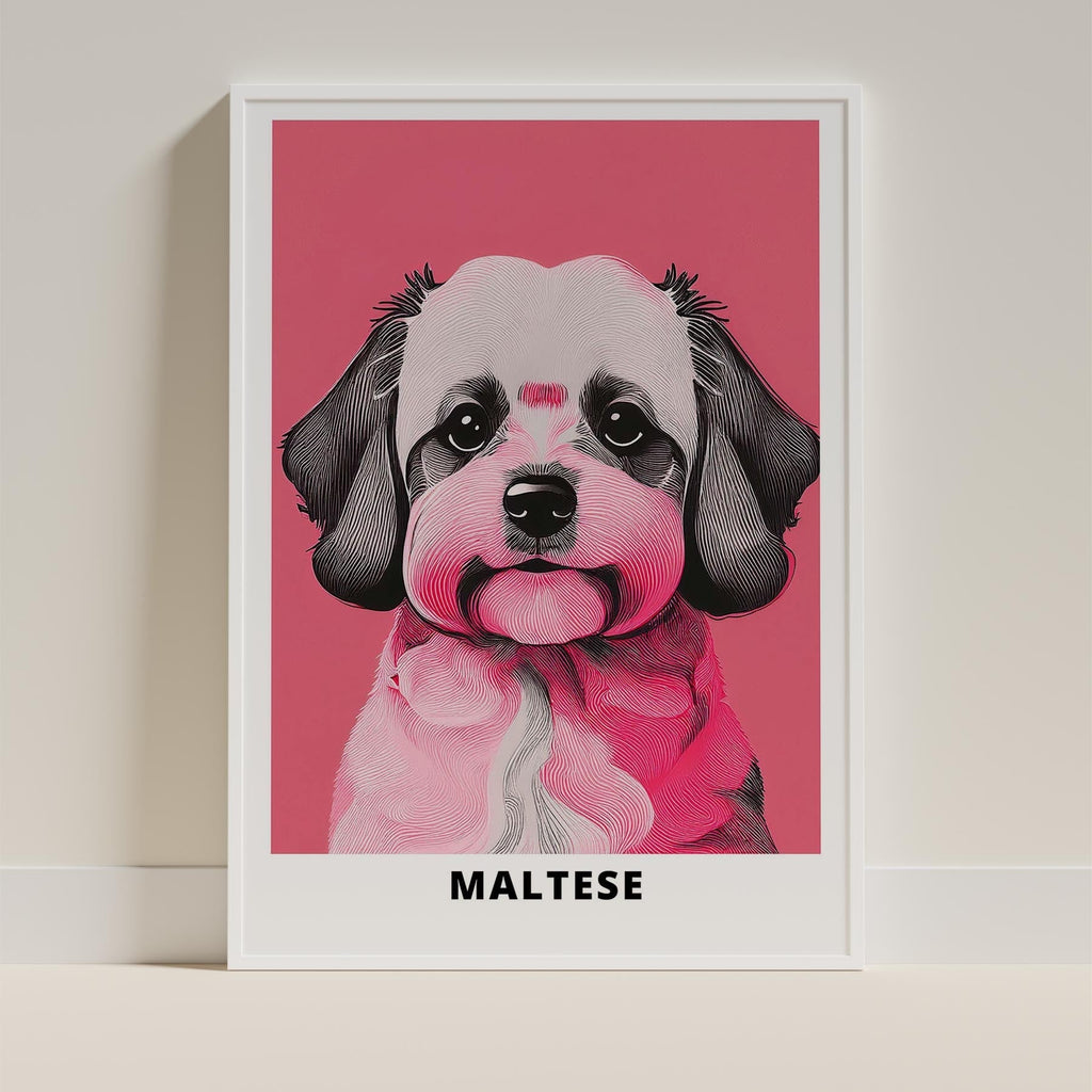 Maltese Pink and Black Dog Series 1 image 9