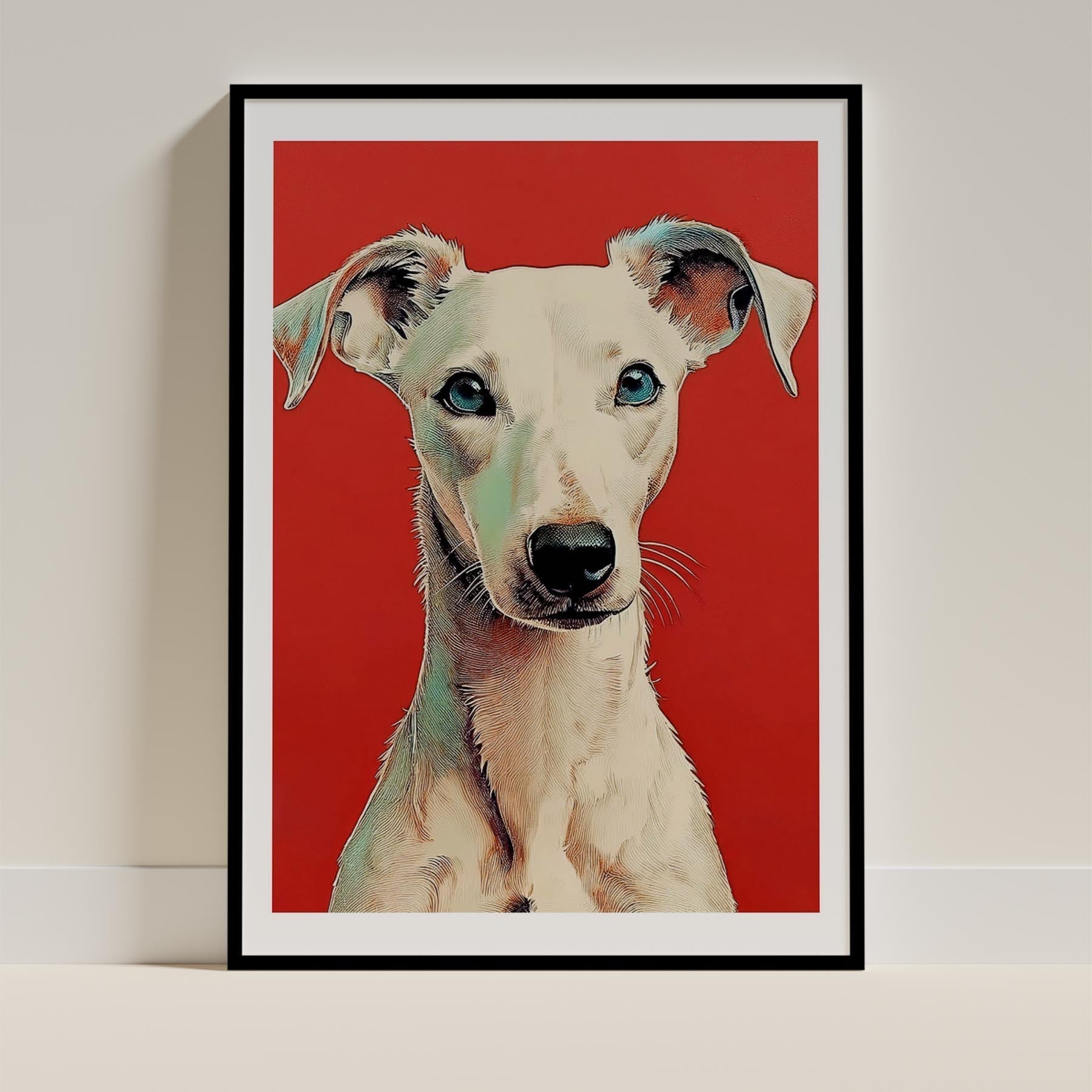 Whippet Dog Art Print Unframed Vol 1 | 11 Unique Designs | Wall Art Gift for Dog Lovers - Image 3 | Dogsy & Co