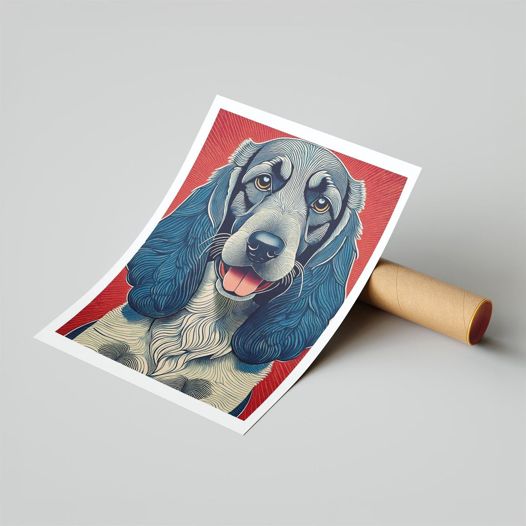 Bloodhound Hokusai Japanese Inspired Dog Series 1 image 6
