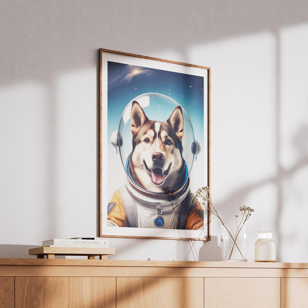 Siberian Husky Astronaut Dog Series image 5