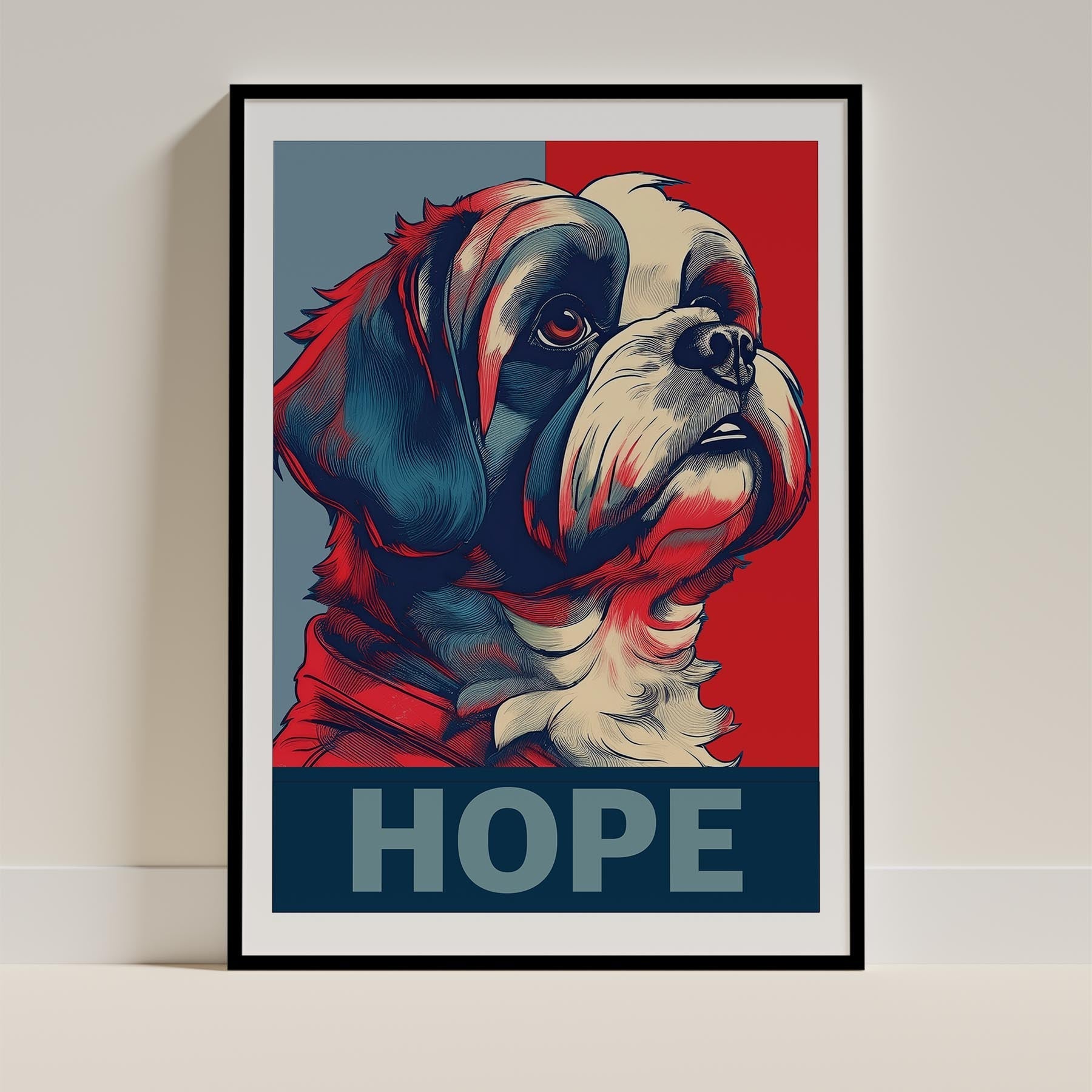Shih Tzu HOPE Series Inspired by the Obama Poster image 0