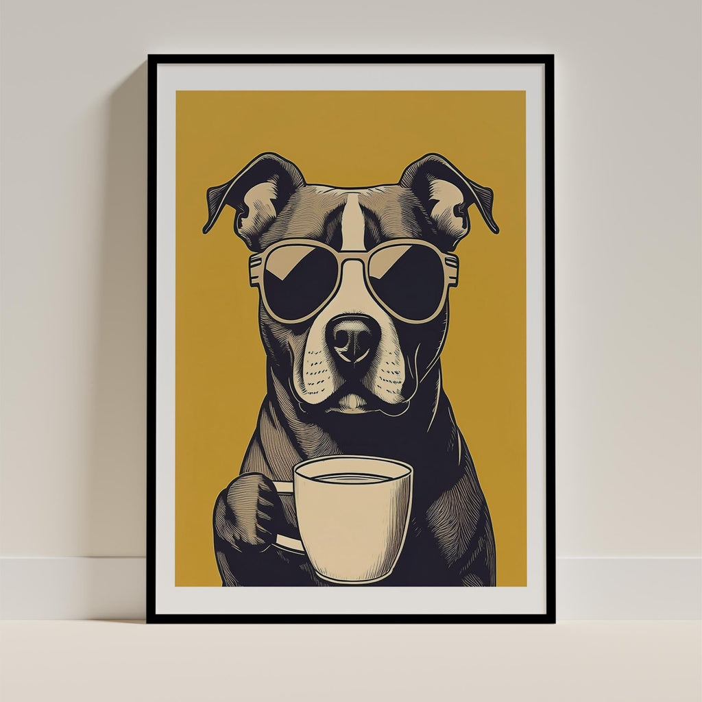 Staffordshire Chillin Coffee Dog image 12