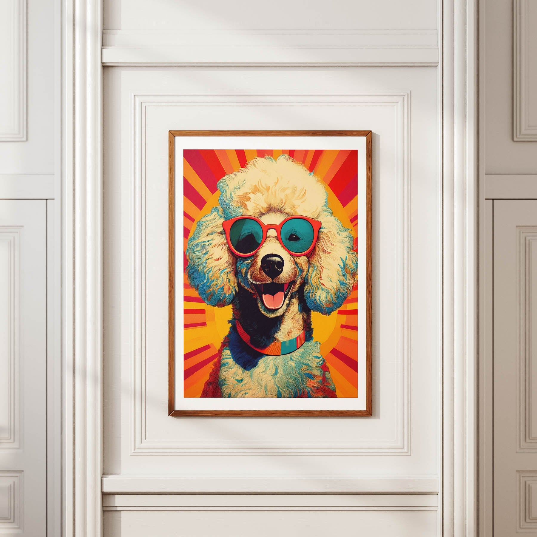Poodle In Colourful Sunnies 1 image 2