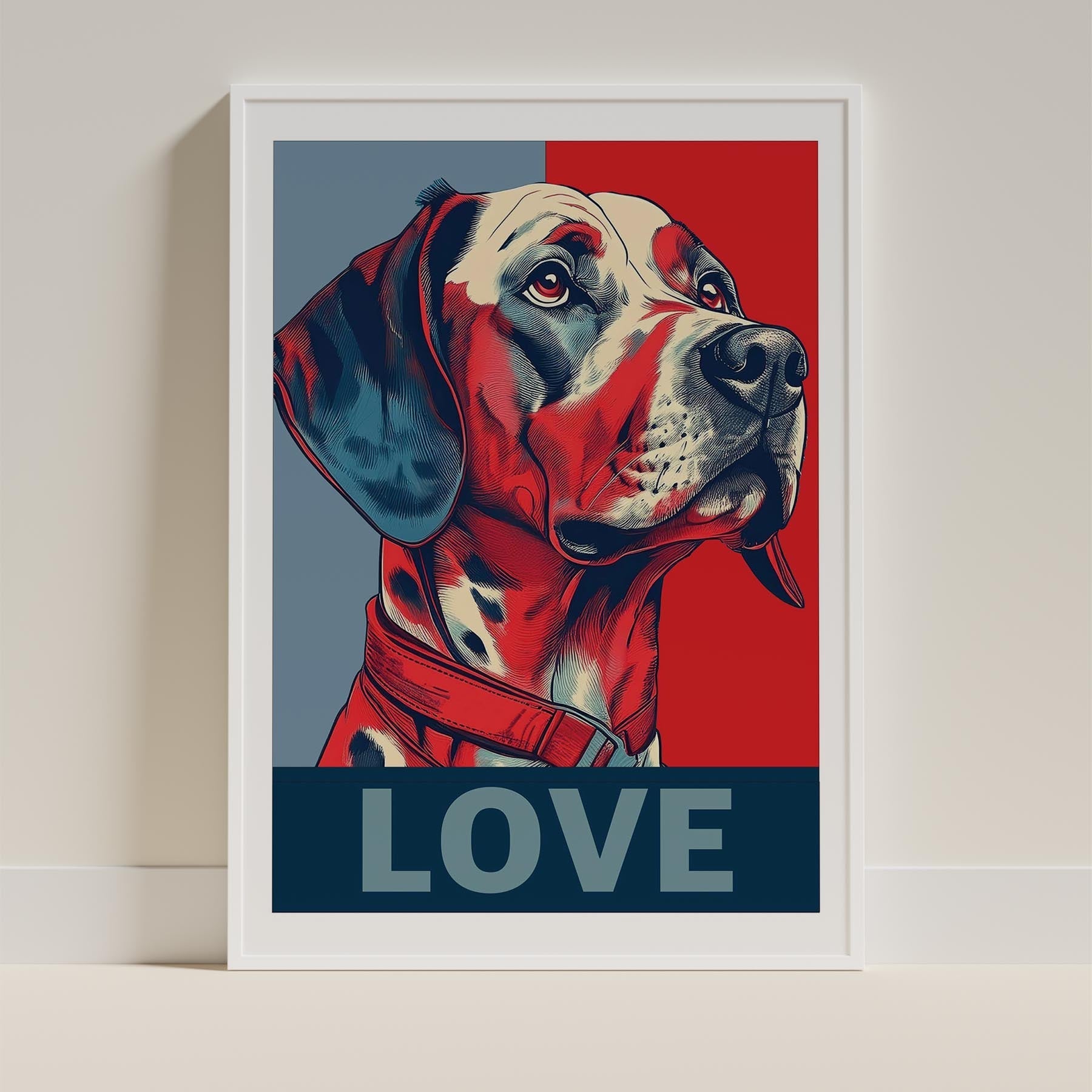 Dalmatian LOVE Series Inspired by the Obama Poster image 9