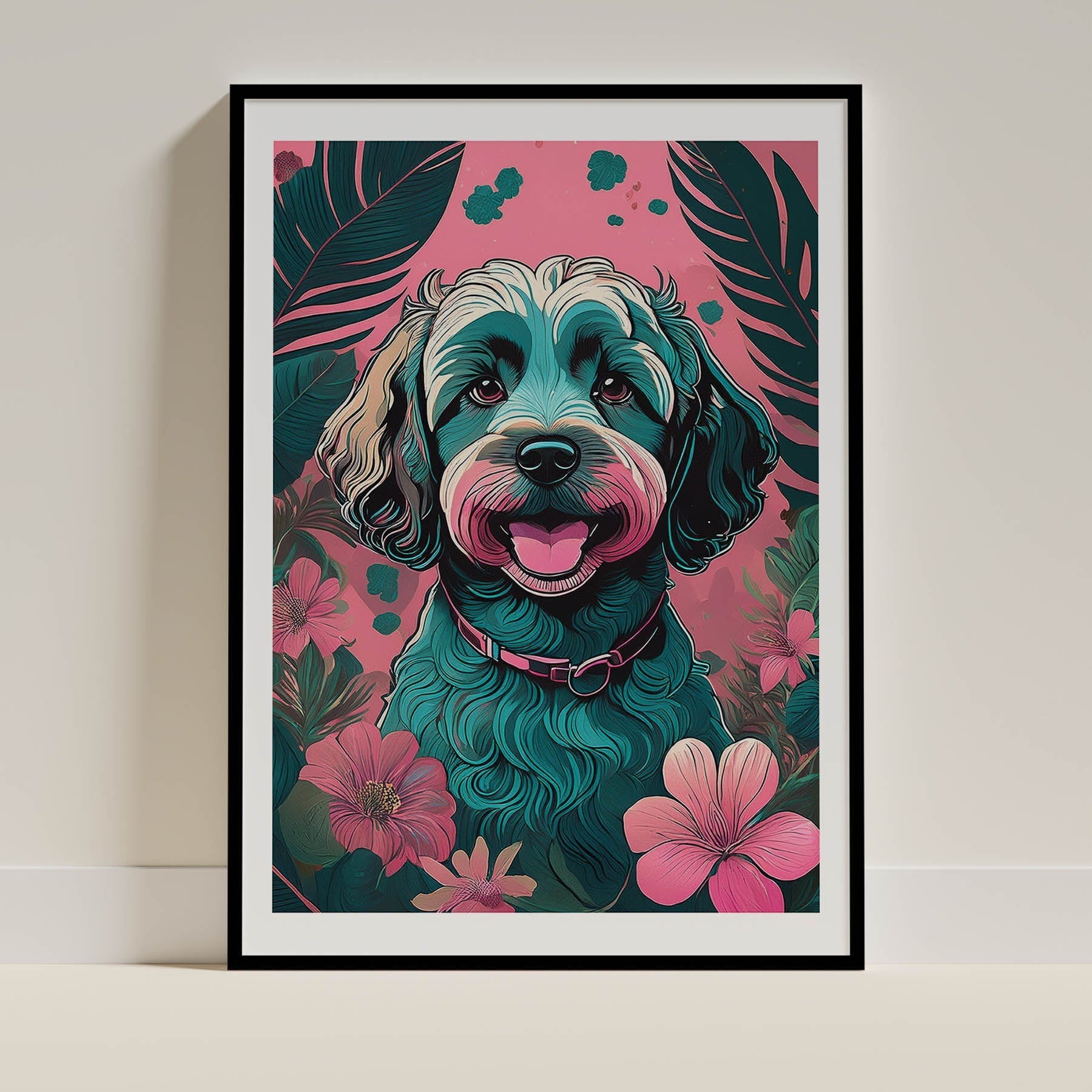 Cavoodle 1 Flowery Dog image 0