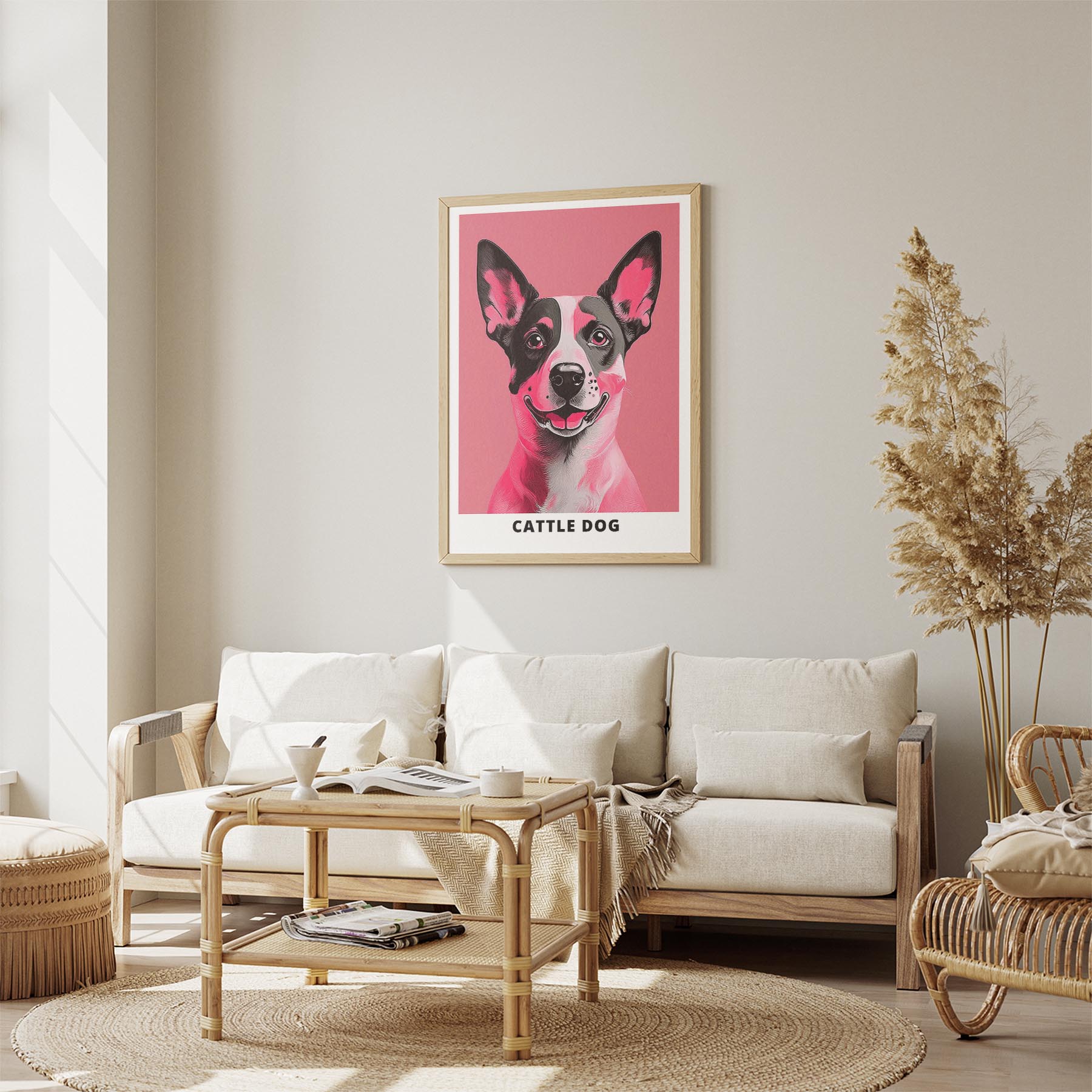 Cattle Dog Pink and Black Dog Series 1 image 2