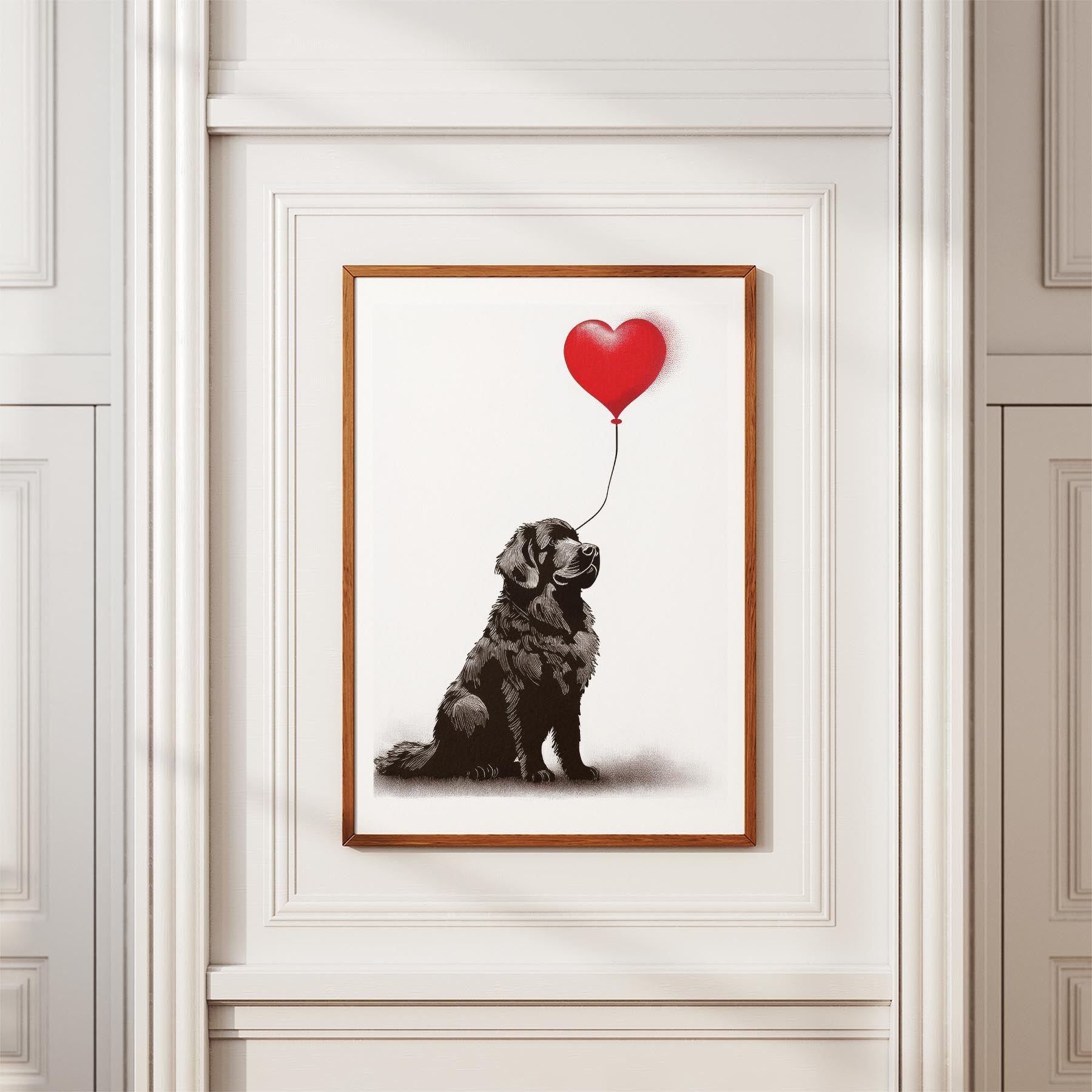 Newfoundland DOGSY Series inspired by the Art of Banksy image 3