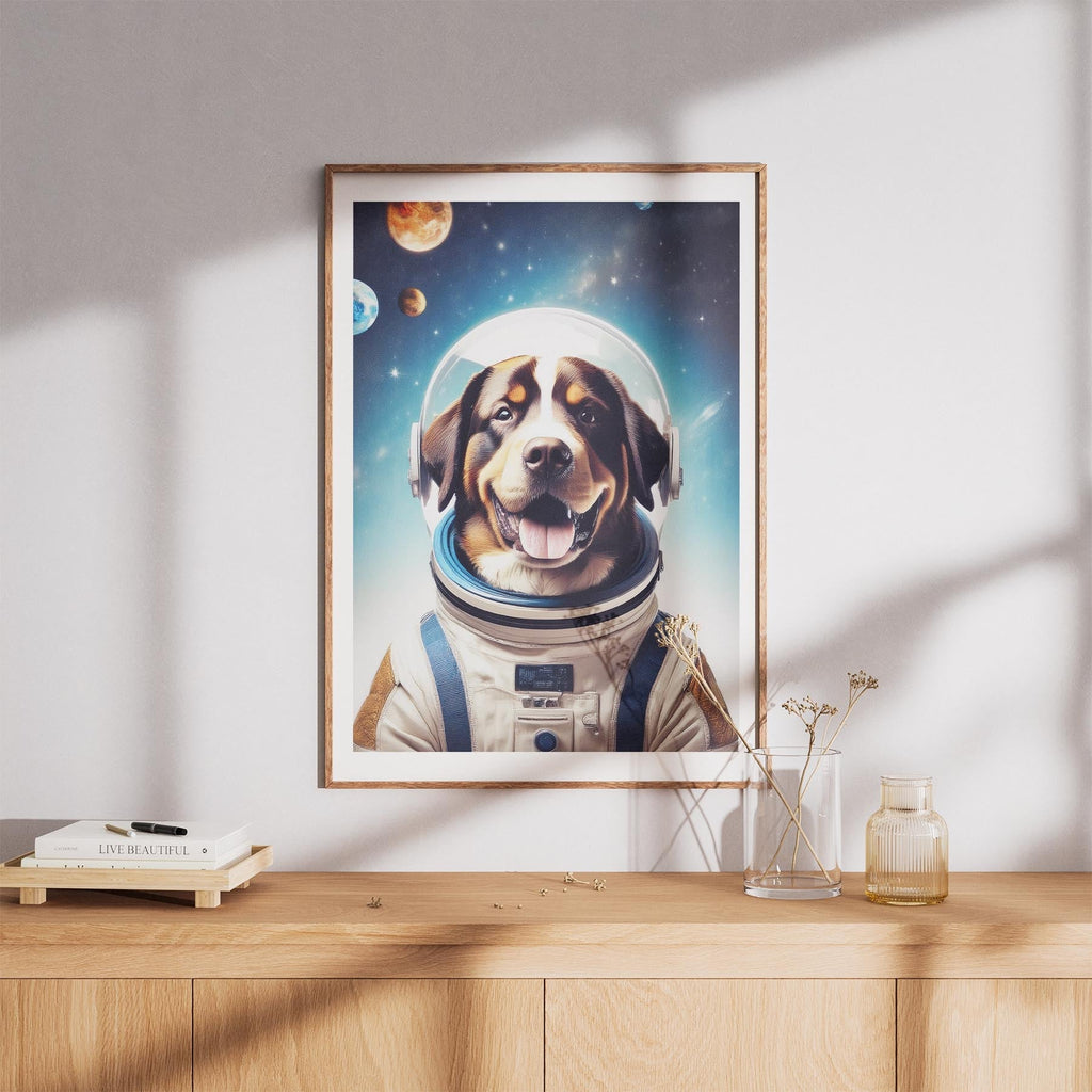 Bernese Mountain Dog Astronaut Dog Series image 8