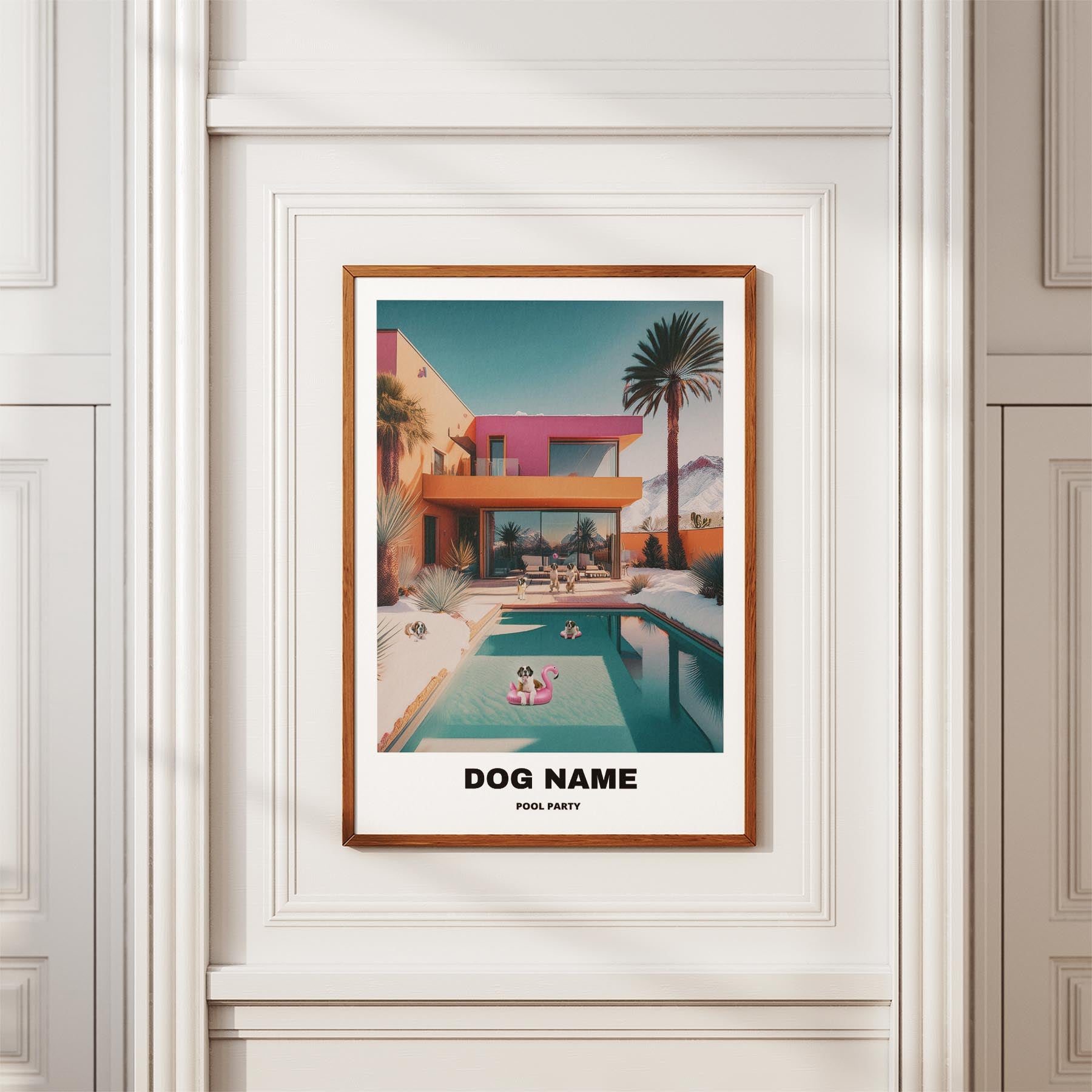 Saint Bernard Custom Pool Party WITH TEXT image 3