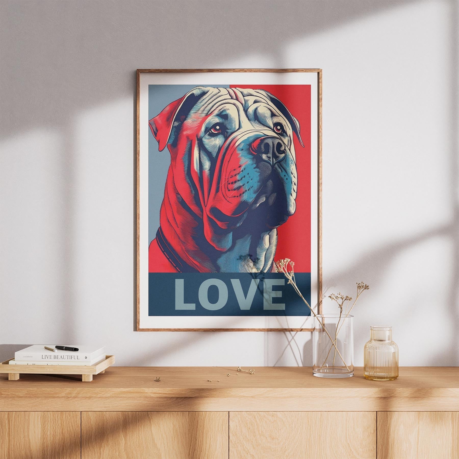 Shar Pei LOVE Series Inspired by the Obama Poster image 8