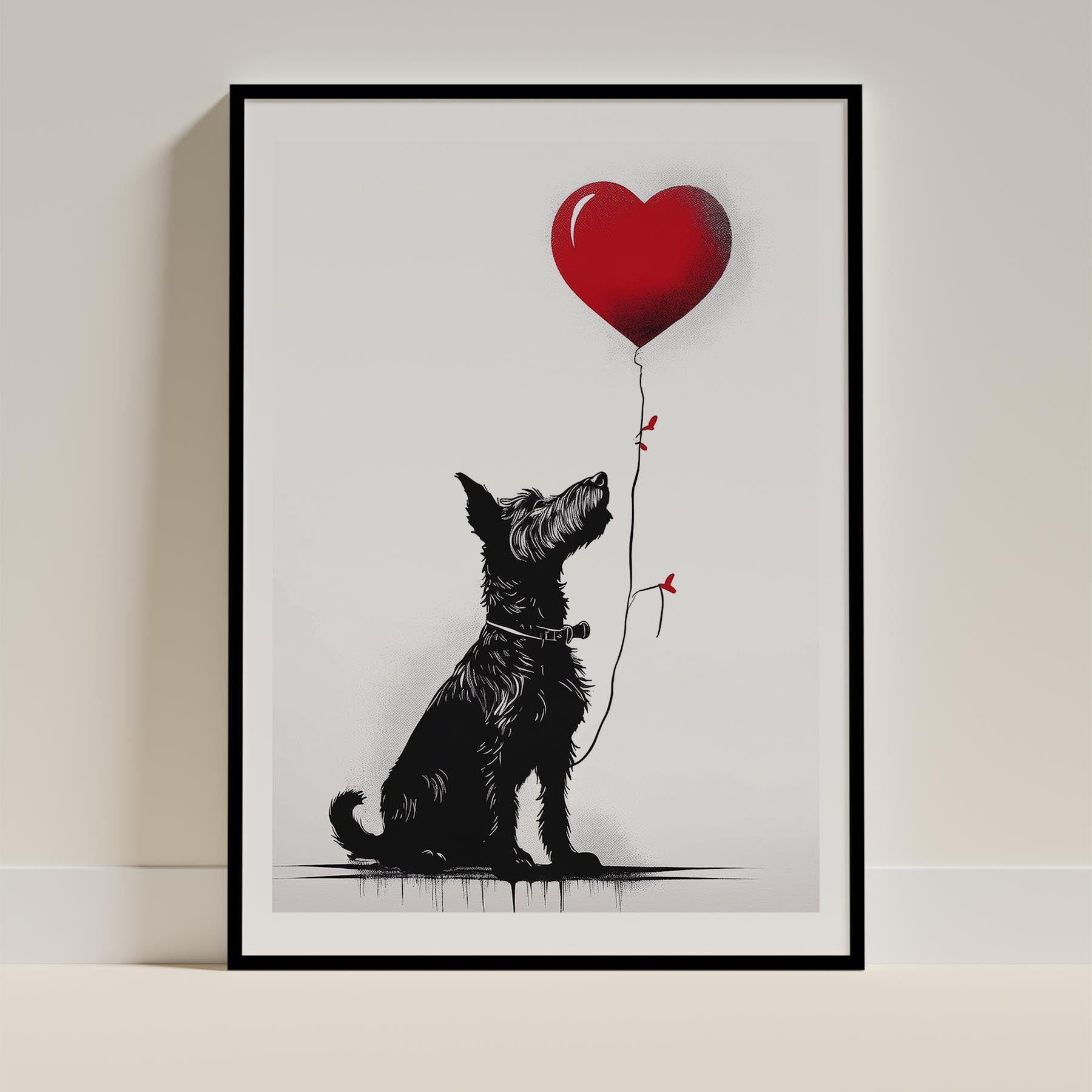 Fox Terrier DOGSY Series inspired by the Art of Banksy image 0