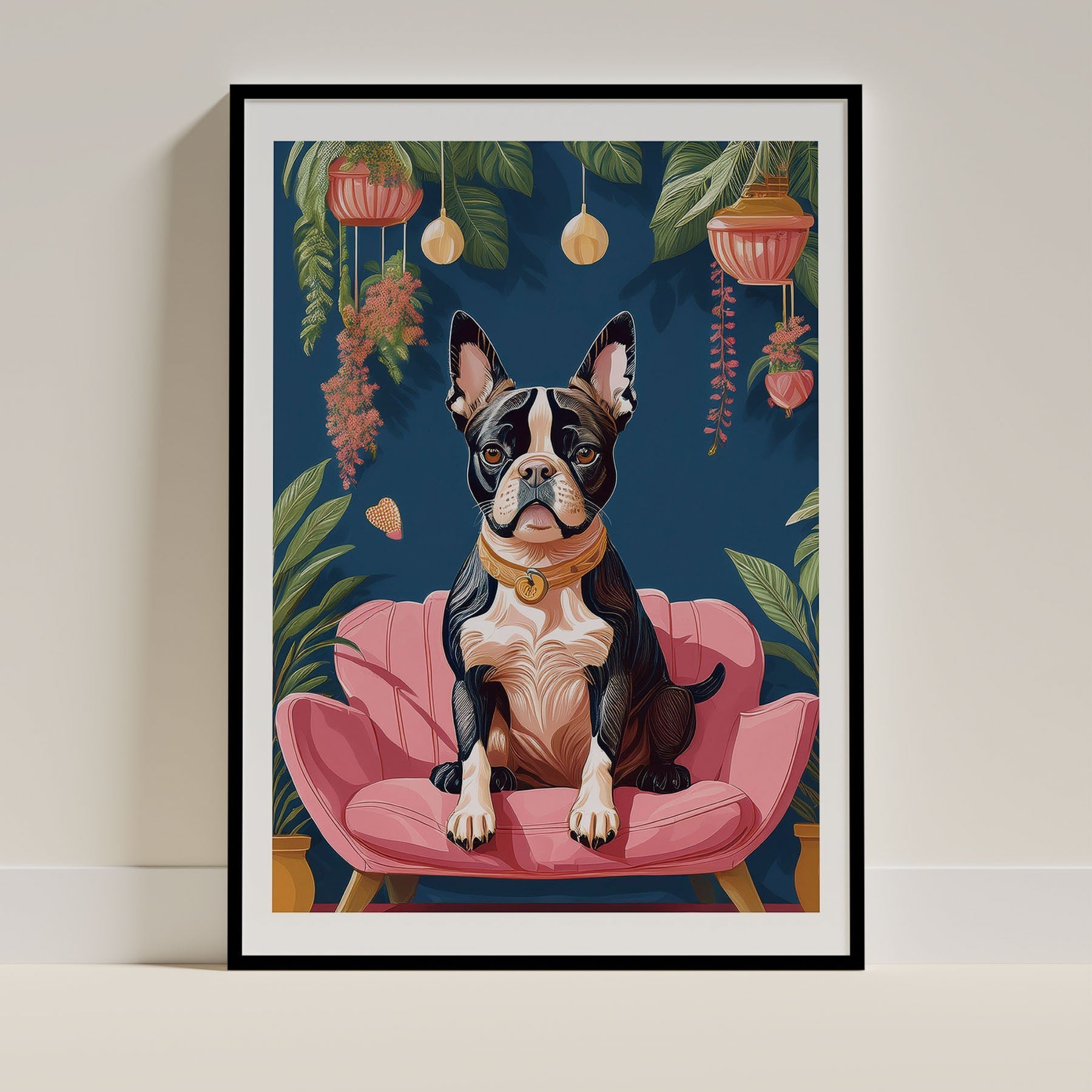 Boston Terrier Dog Art Print Unframed Vol 2 | 11 Unique Designs | Wall Art Gift for Dog Lovers - Image 6 | Dogsy & Co
