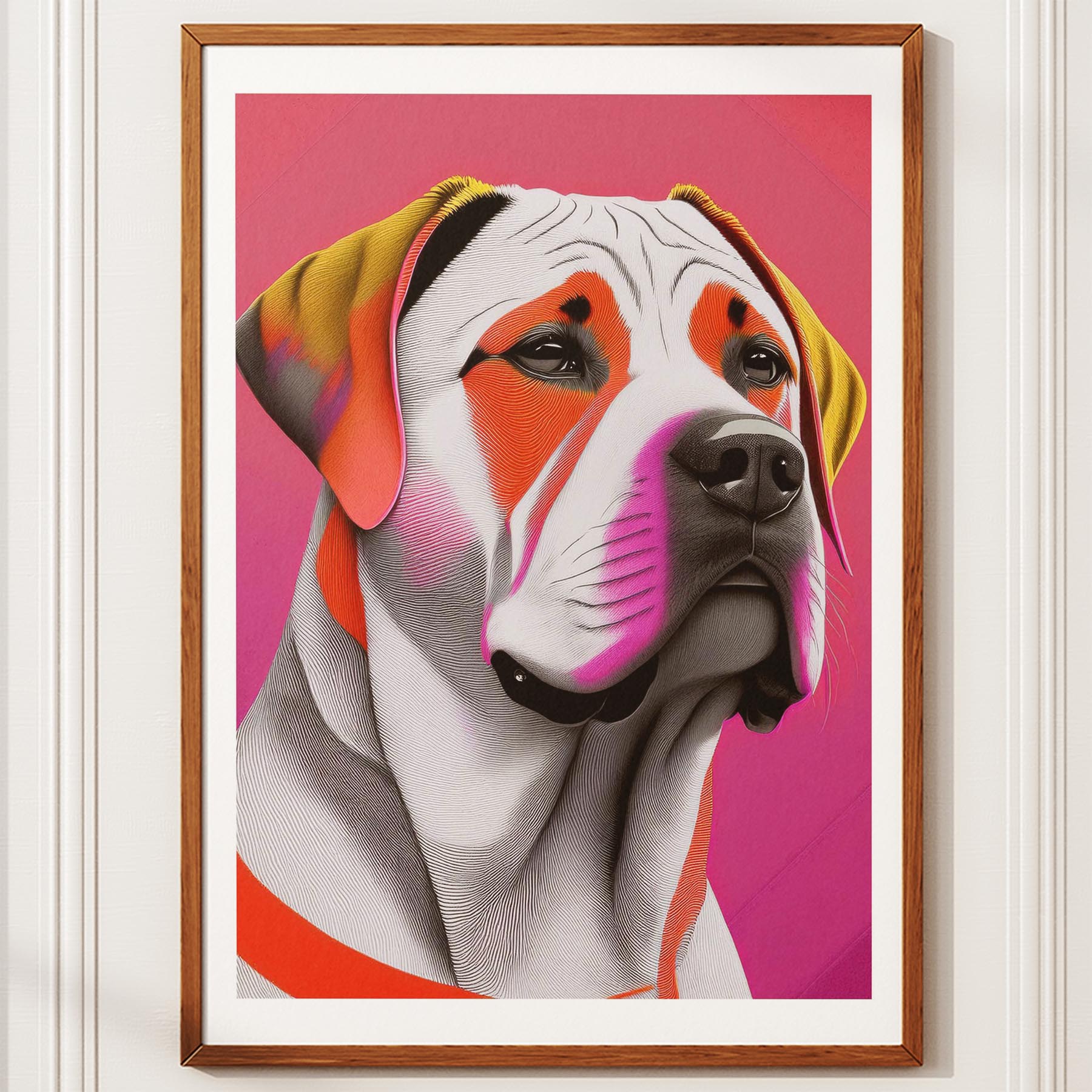 Dogue de Bordeaux Modern Pop Dog Series image 10