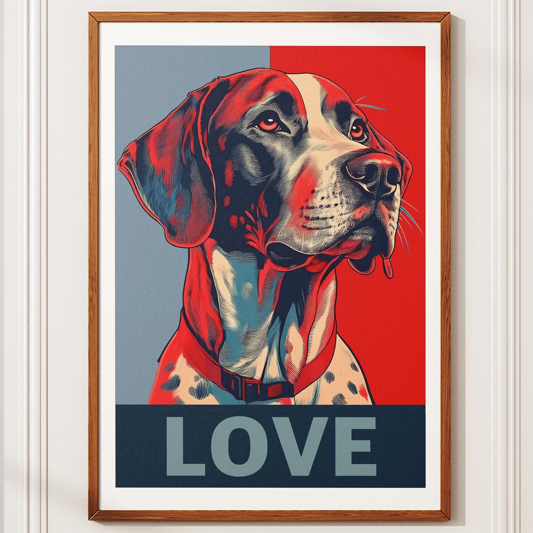 German Pointer LOVE Series Inspired by the Obama Poster image 10