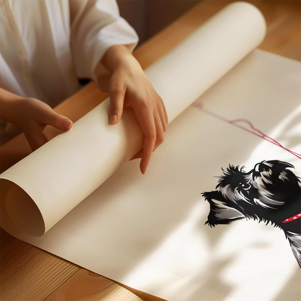 Yorkshire Terrier DOGSY Series inspired by the Art of Banksy with text Dogsy image 1