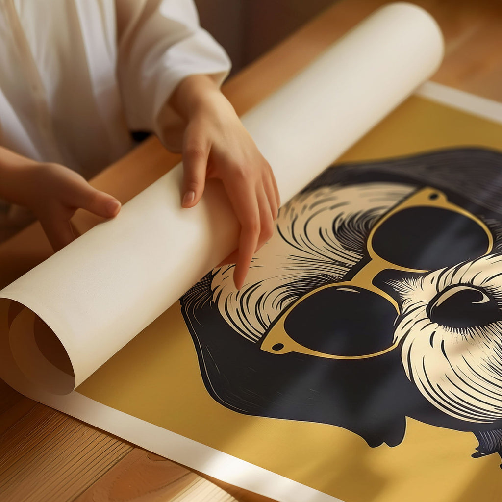 Shihpoo Chillin Coffee Dog image 3