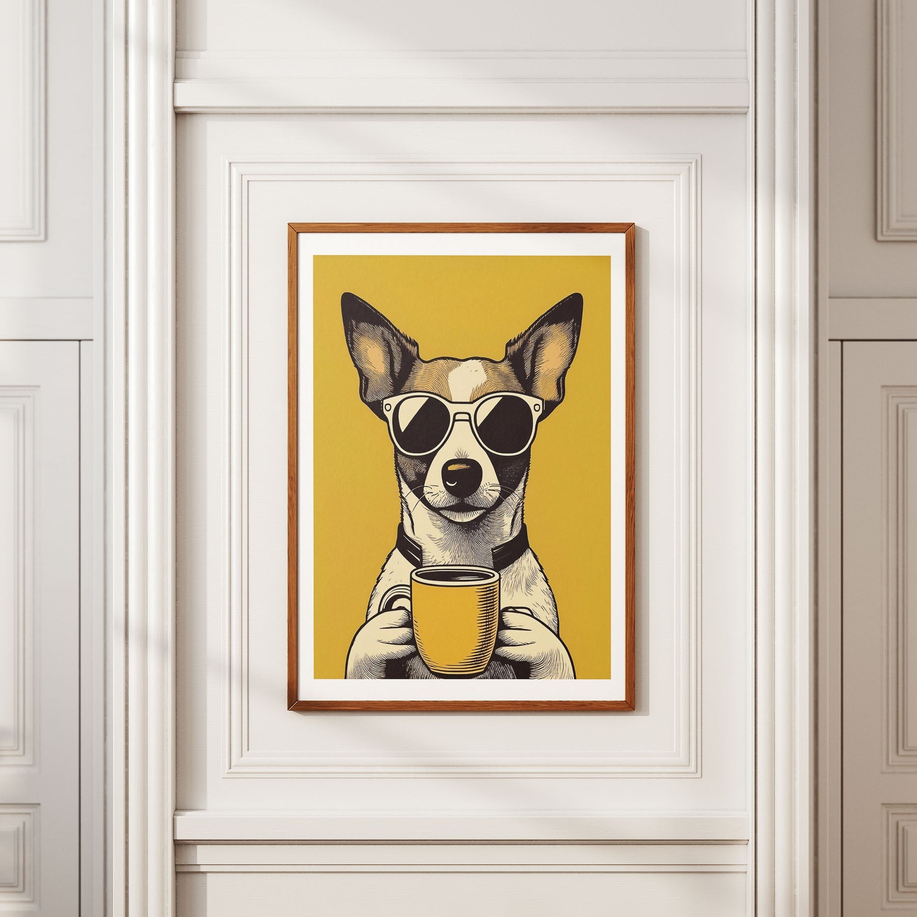 Jack Russell Chillin Coffee Dog image 2