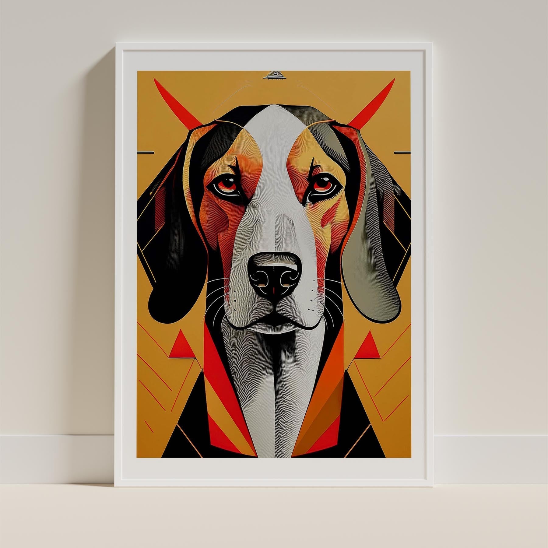 Bloodhound Geometric Orange Series image 9
