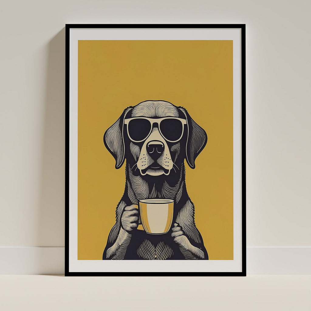 Labrador Retriever 1 Chillin Coffee Dog image 0