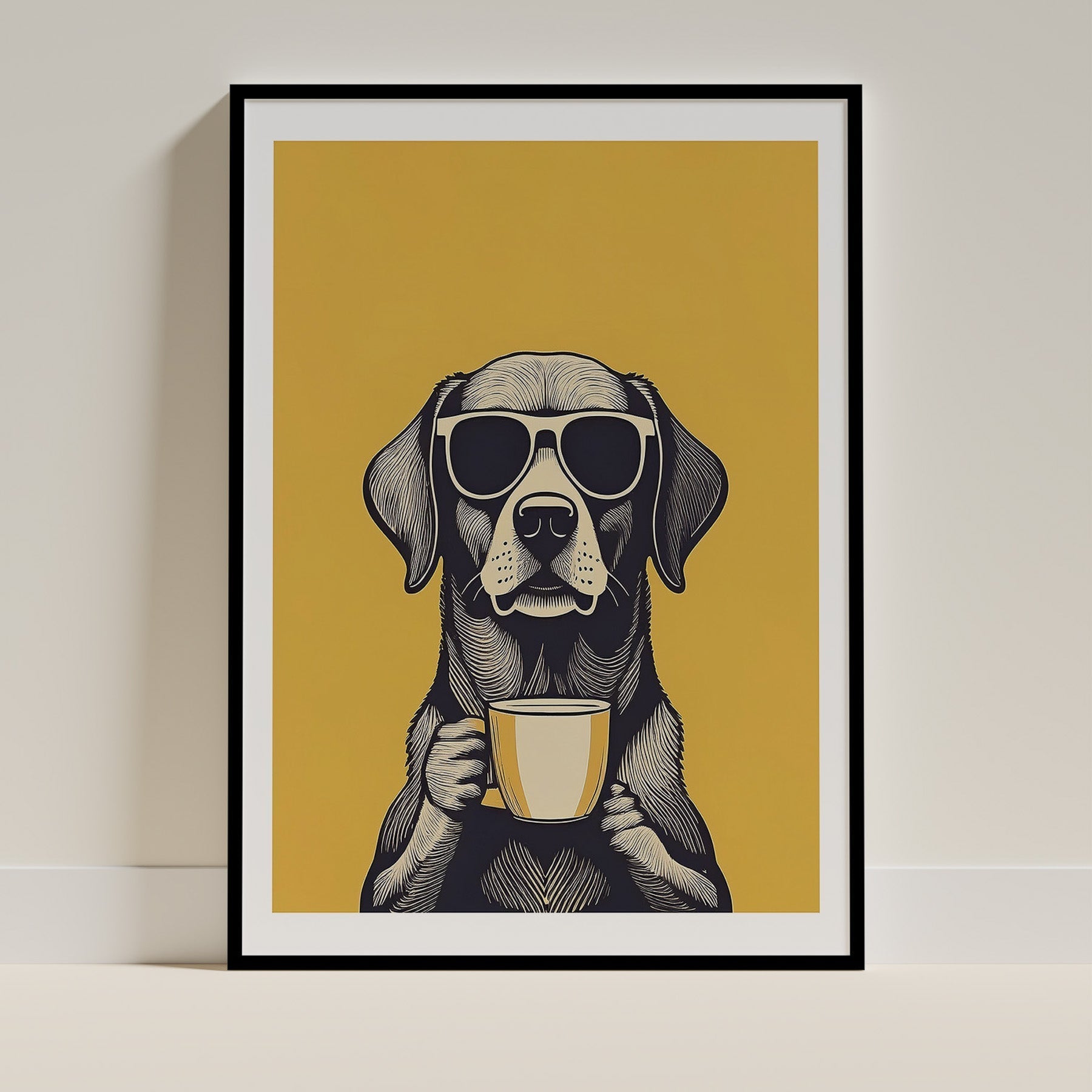 Labrador Retriever Dog Art Print Unframed Vol 3 | 5 Unique Designs | Wall Art Gift for Dog Lovers - Image 4 | Dogsy & Co