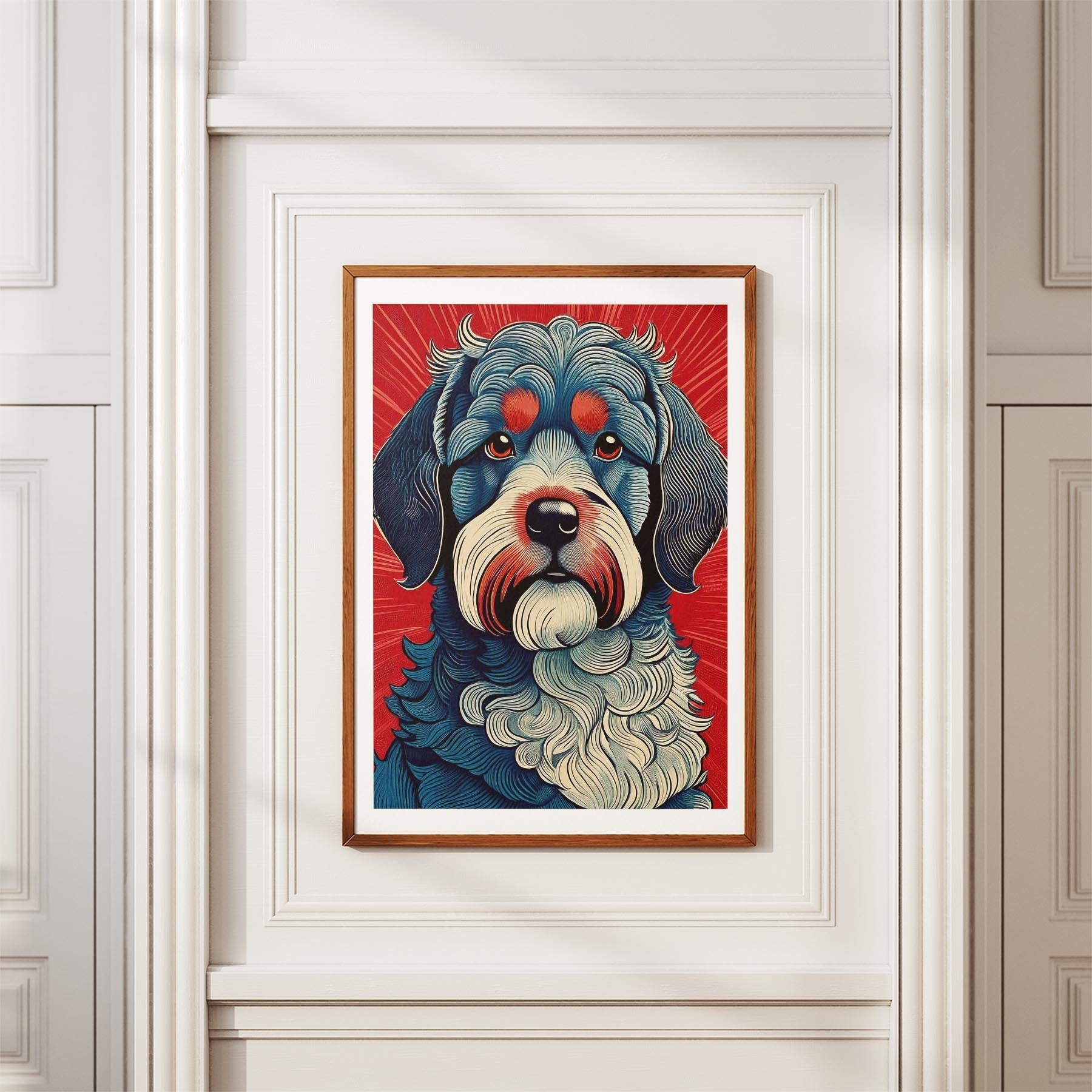 Cavoodle Hokusai Japanese Inspired Dog Series 6 image 3