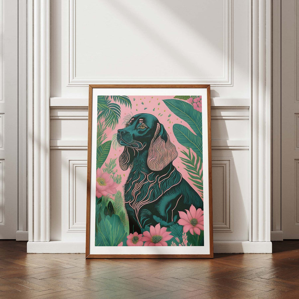 Cocker Spaniel 2 Flowery Dog image 4