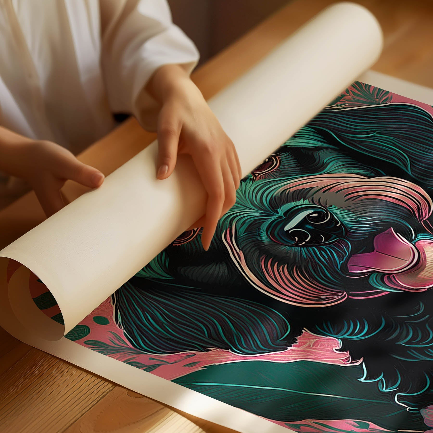 Havapoo Flowery Dog image 1