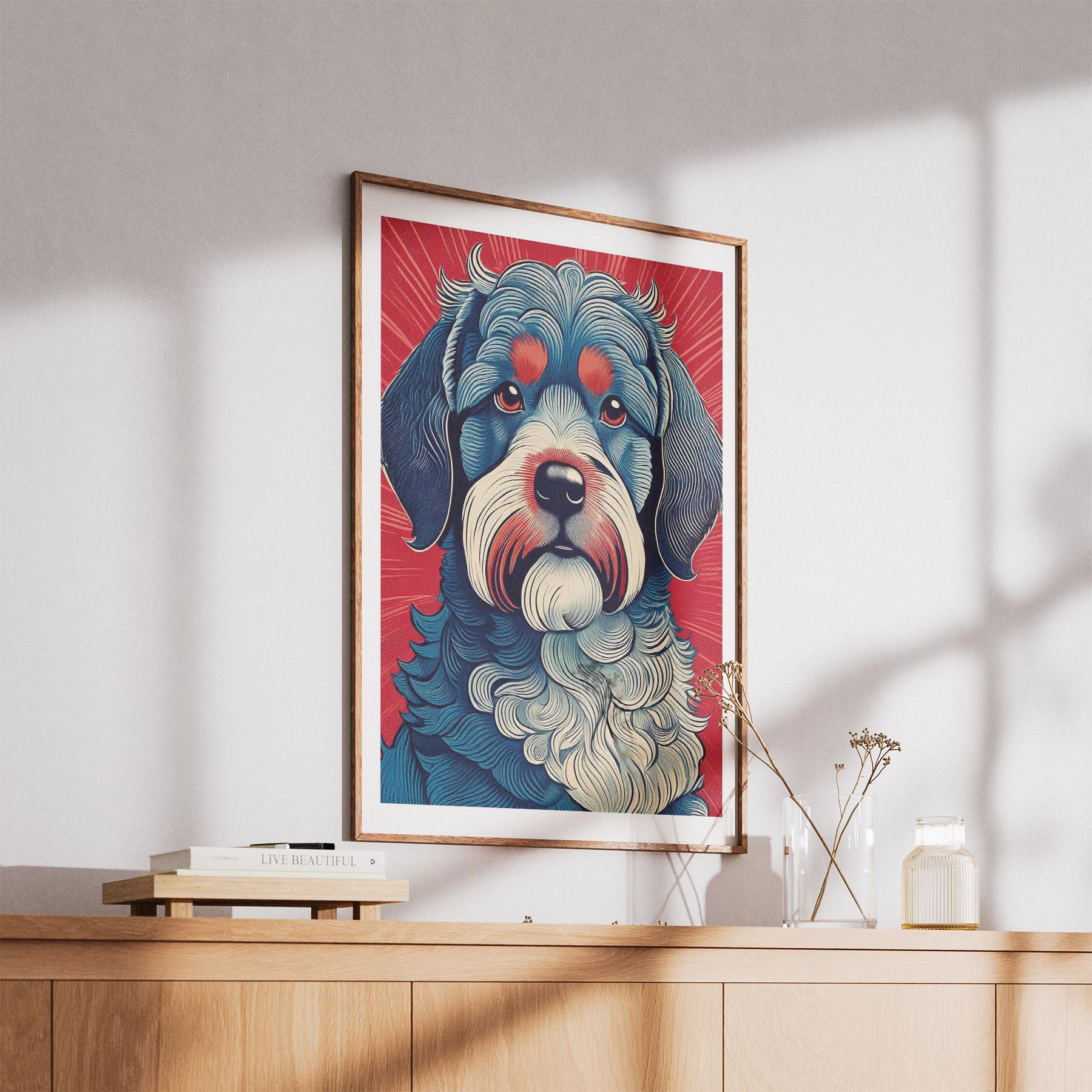 Cavoodle Hokusai Japanese Inspired Dog Series 6 image 5