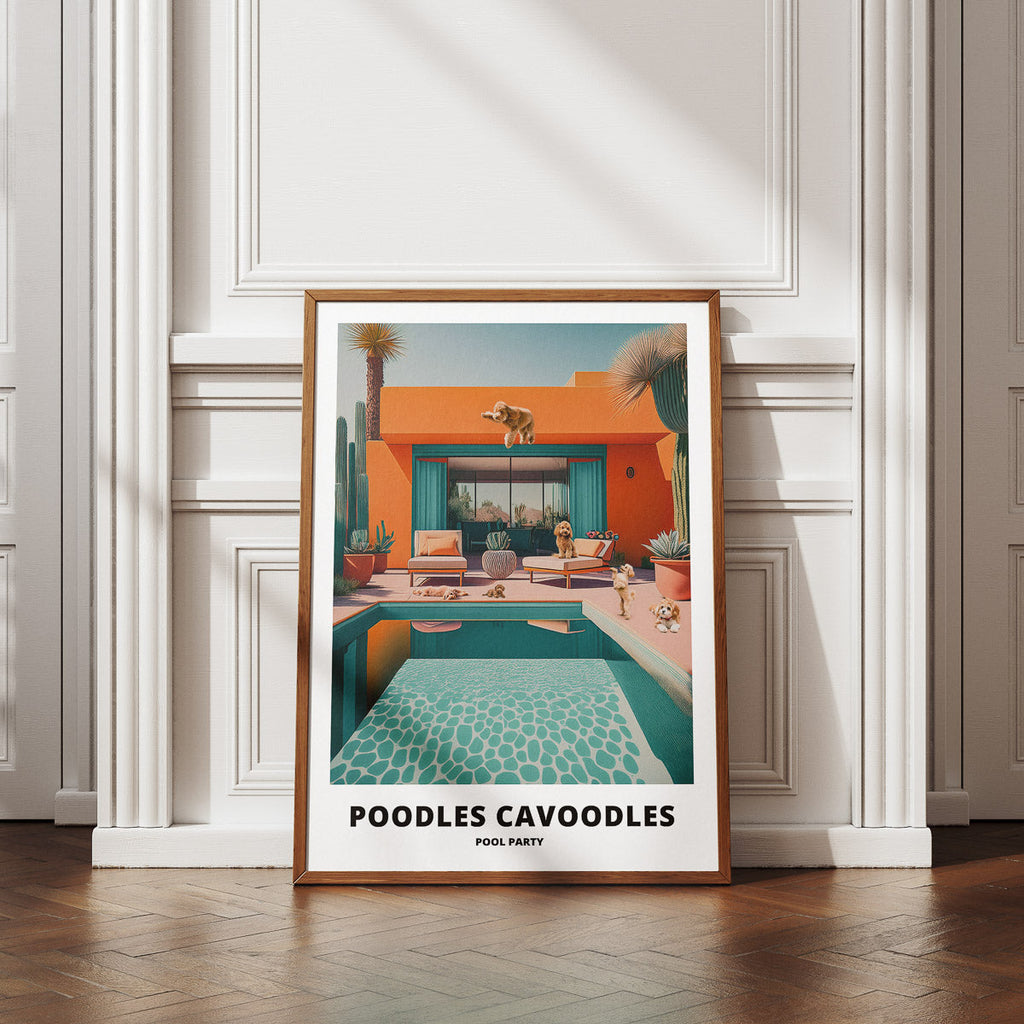 Poodle Cavoodles Pool Party image 4