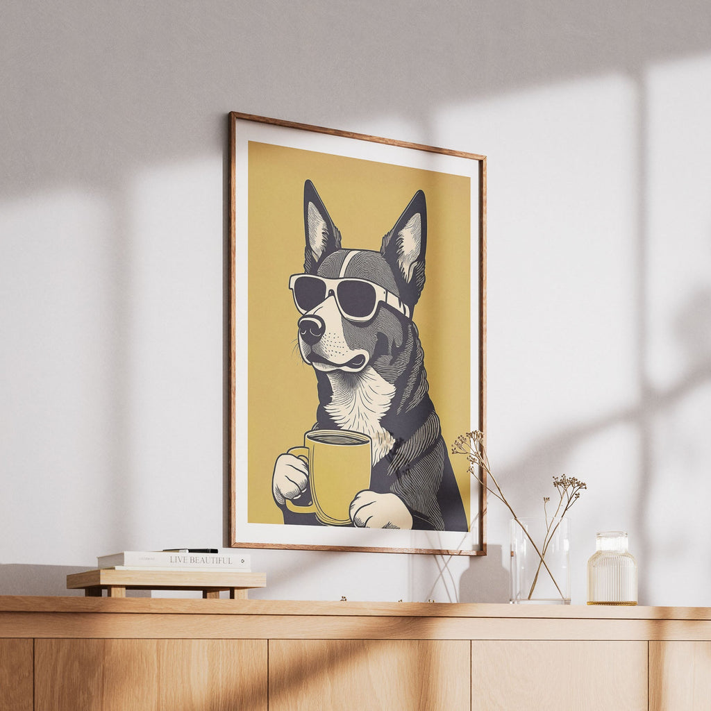 Kelpie X Border Collie Chillin Coffee Dog image 6