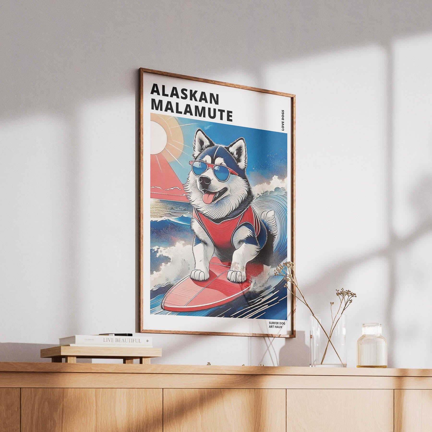 Alaskan Malamute Hokosai Surfer Dogs 1 image 6