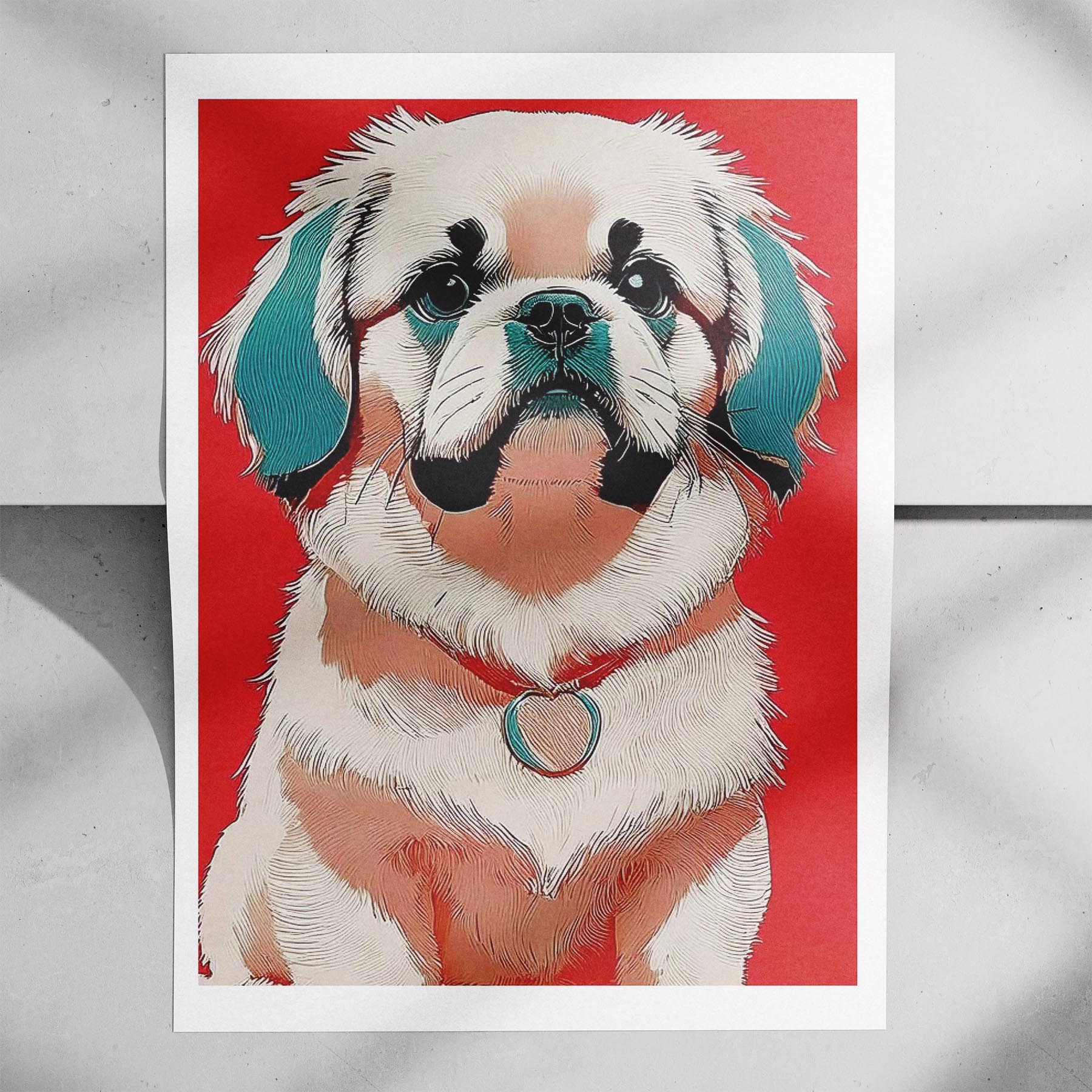 Pekingese Red Dog Series image 7