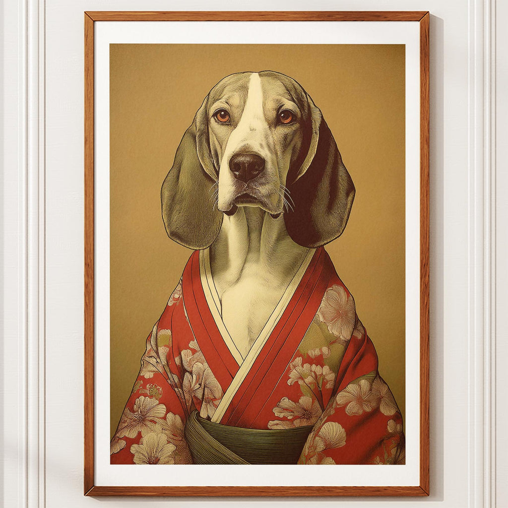 Basset Hound Japanse Kimono Dog Series image 10