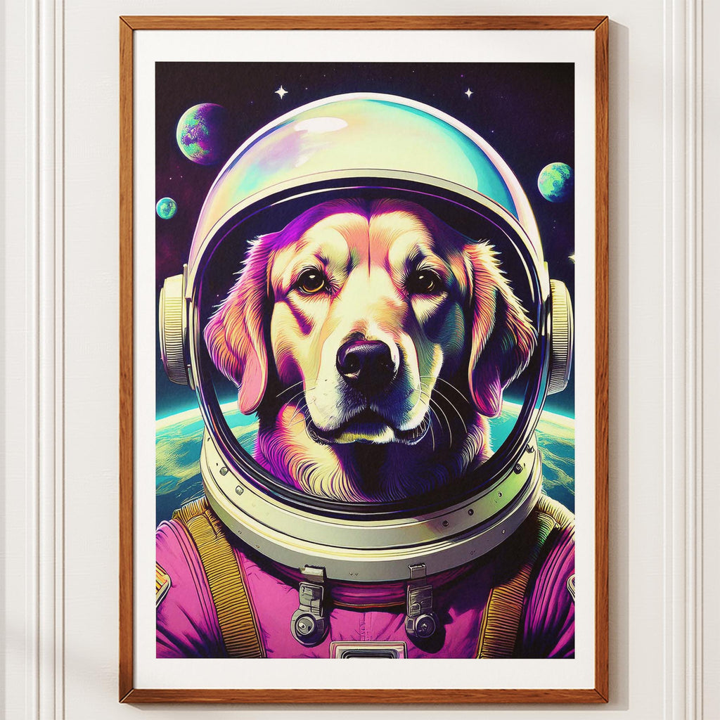 Golden Retriever Space Dogs Series image 10