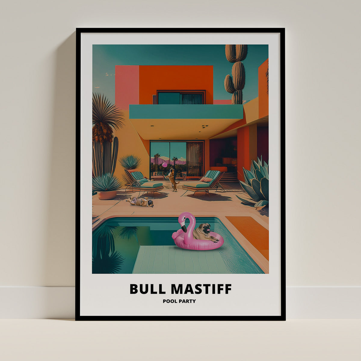 Bullmastiff Dog Art Print Unframed Vol 2 | 6 Unique Designs | Wall Art Gift for Dog Lovers - Image 6 | Dogsy & Co