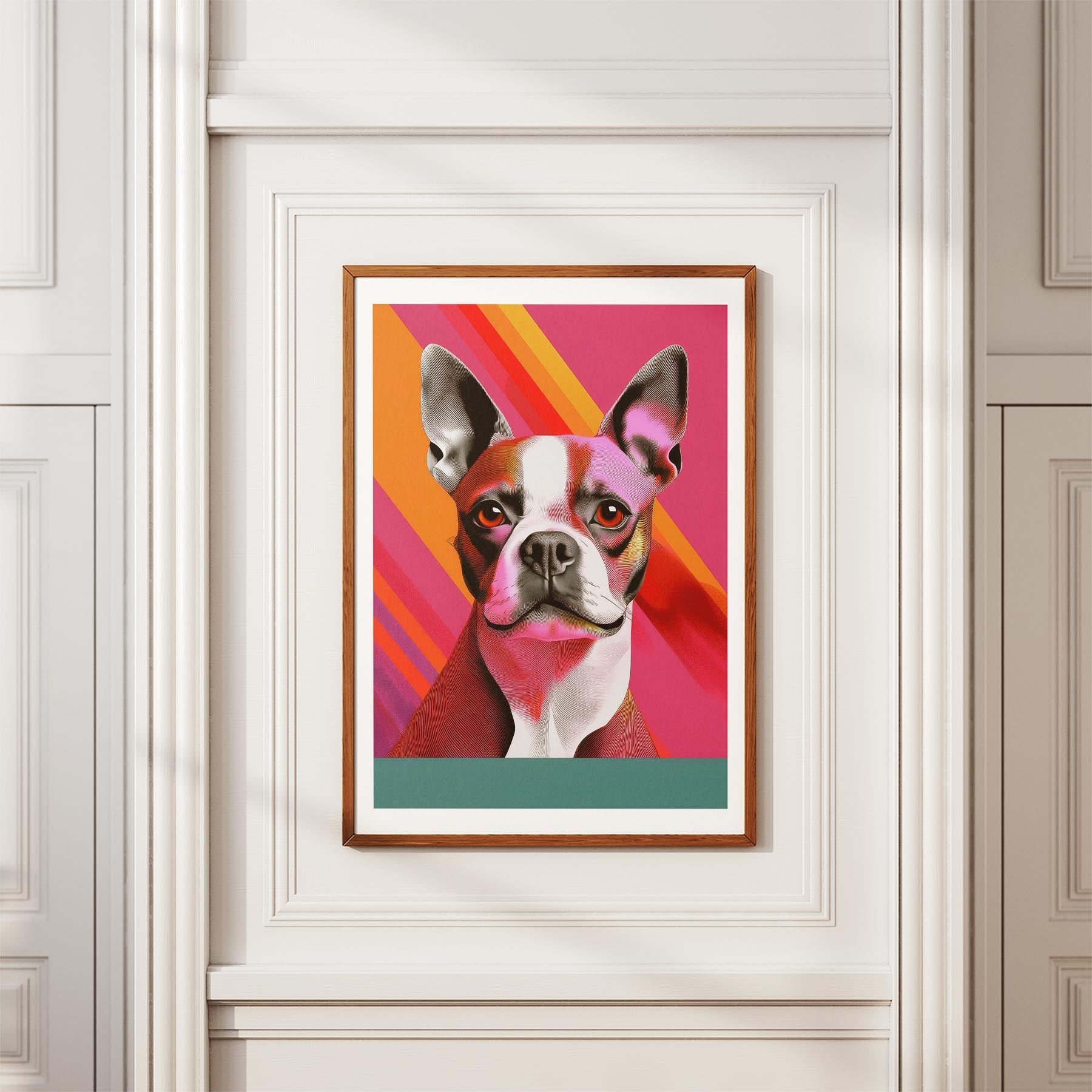 Boston Terrier Modern Pop Dog Series image 3