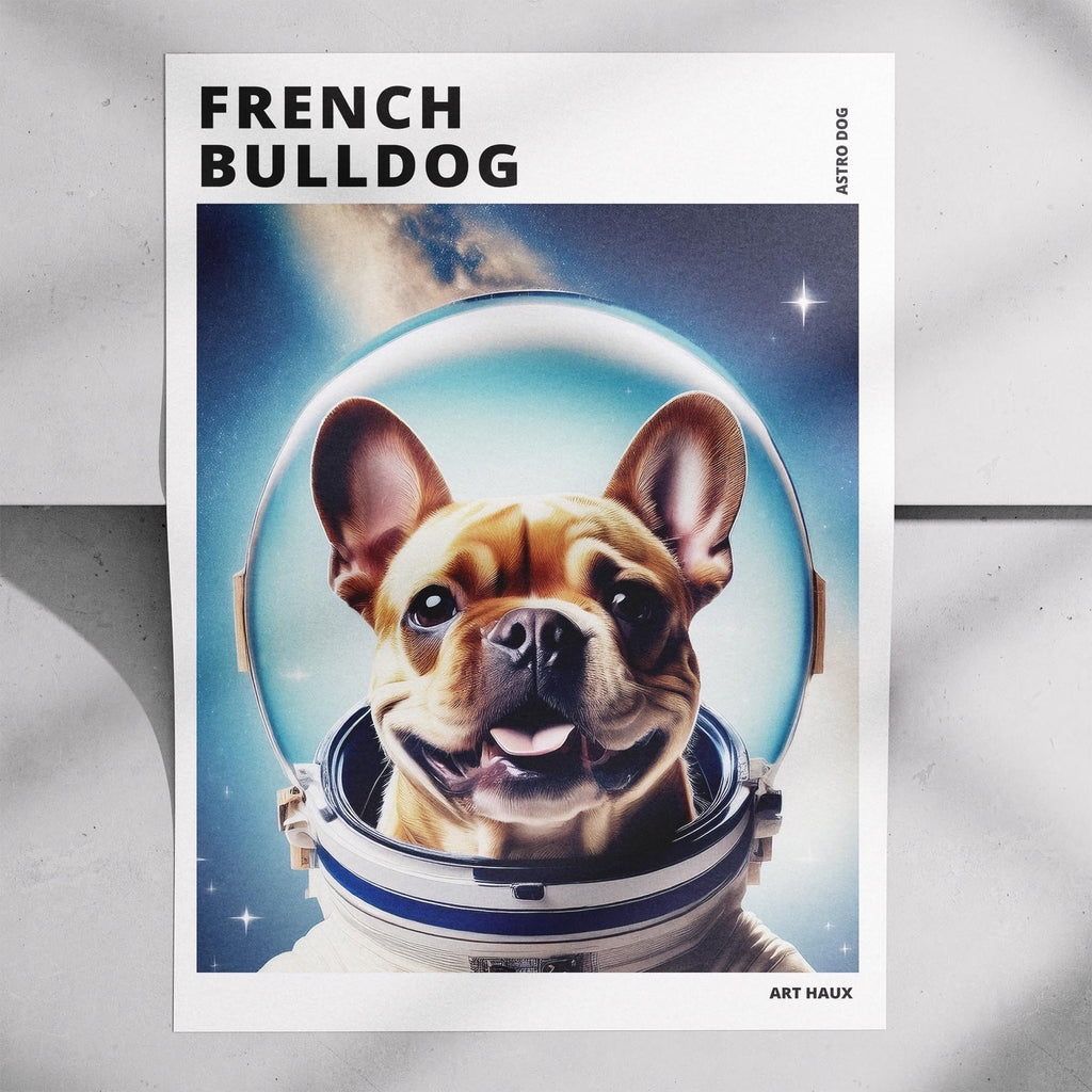 French Bulldog Astronaut Dog Series with Text Astro Dog image 7