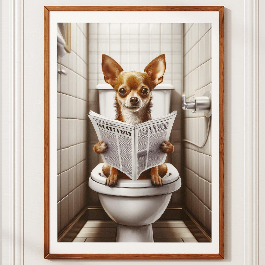 Chihuahua Toilet Humour Dog Series 1 image 10
