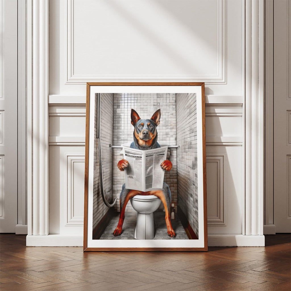 Cattle Dog Toilet Humour Dog Series 1 image 4