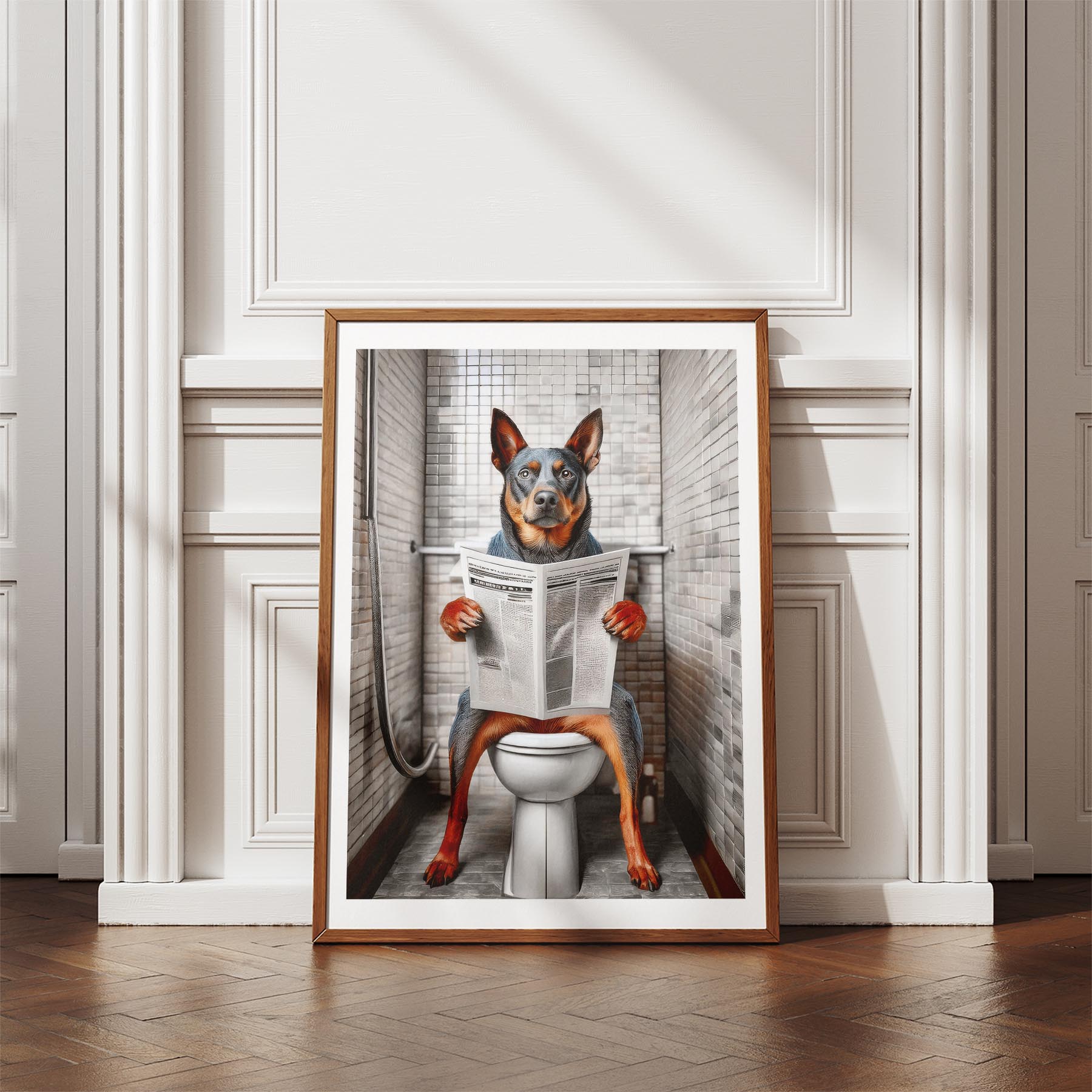 Cattle Dog Toilet Humour Dog Series 1 image 4