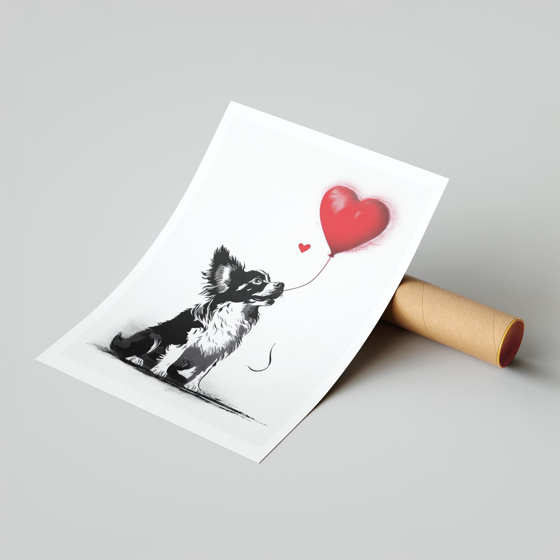 Papillon DOGSY Series inspired by the Art of Banksy image 6