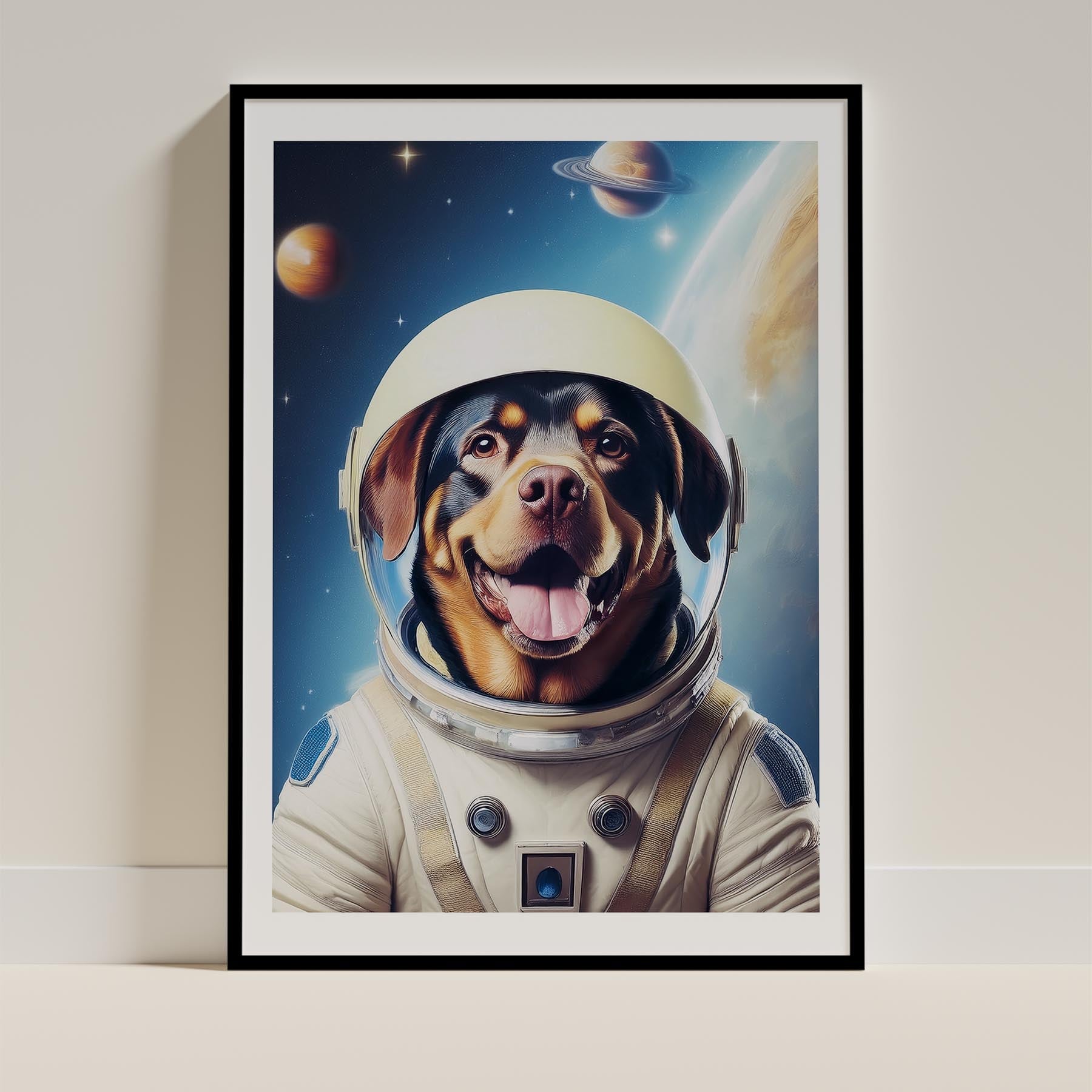 Rottweiler Dog Art Print Unframed Vol 1 | 11 Unique Designs | Wall Art Gift for Dog Lovers - Image 11 | Dogsy & Co