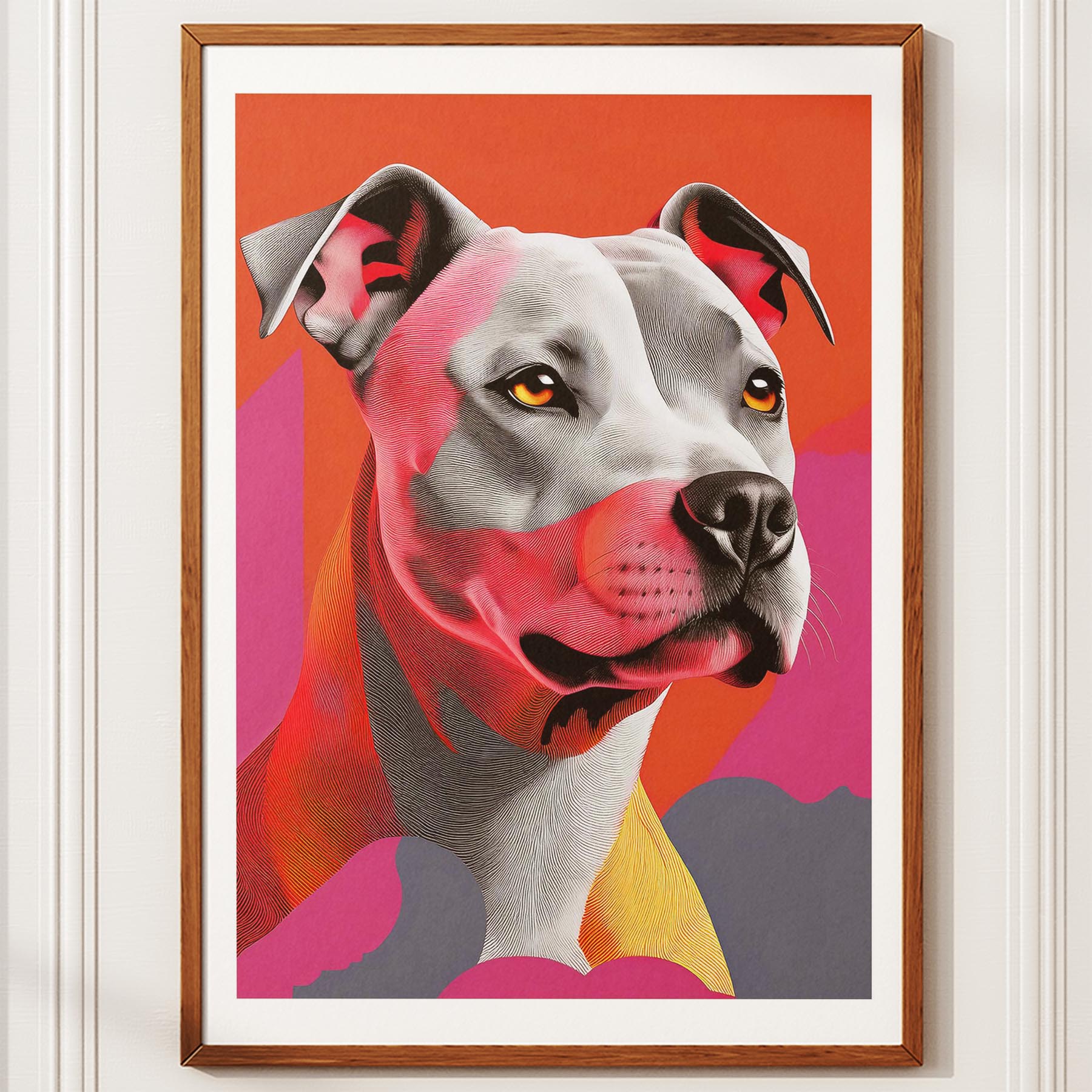 Staffordshire Bull Terrier Modern Pop Dog Series image 10