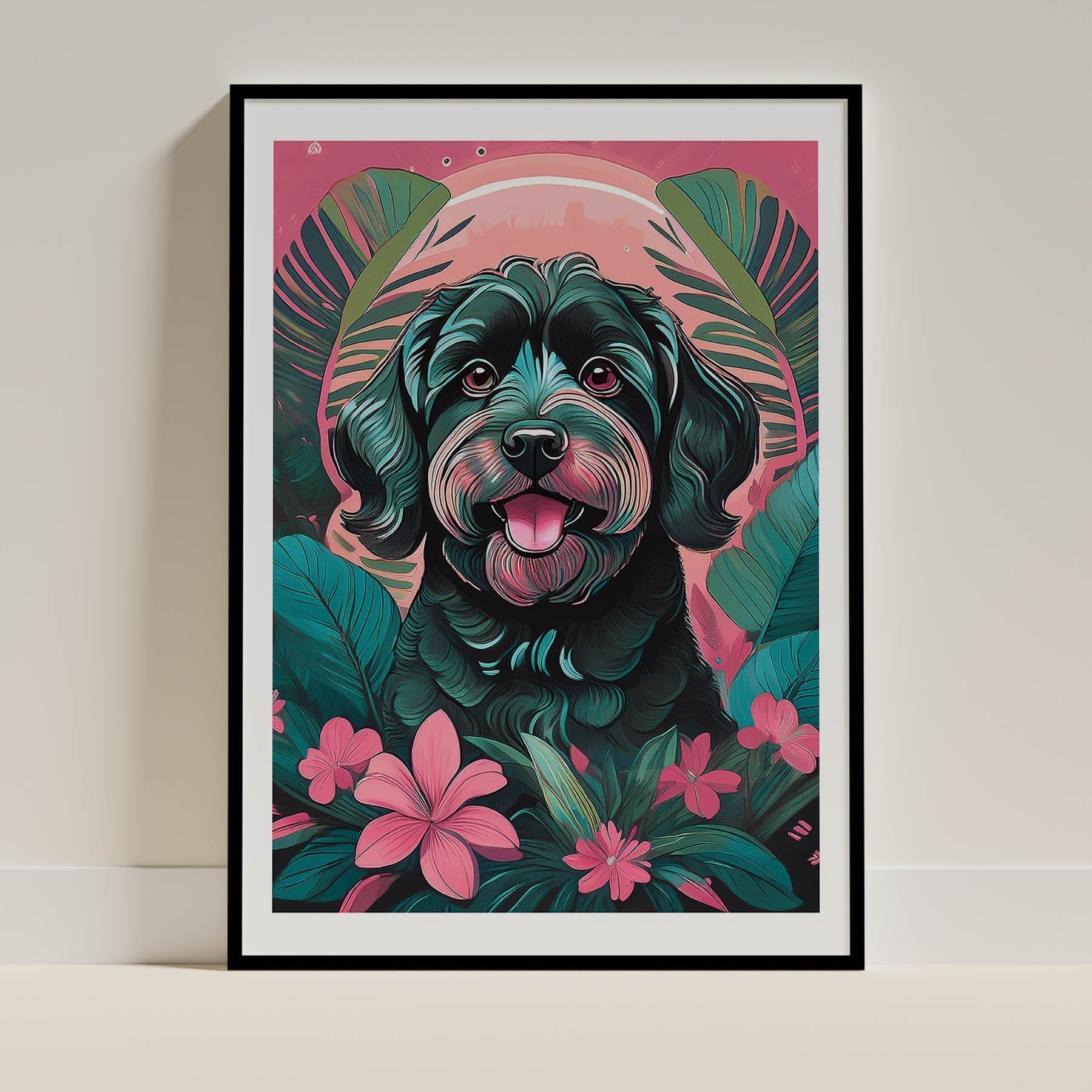 Schnoodle Dog Art Print Unframed | 3 Unique Designs | Wall Art Gift for Dog Lovers - Image 2 | Dogsy & Co